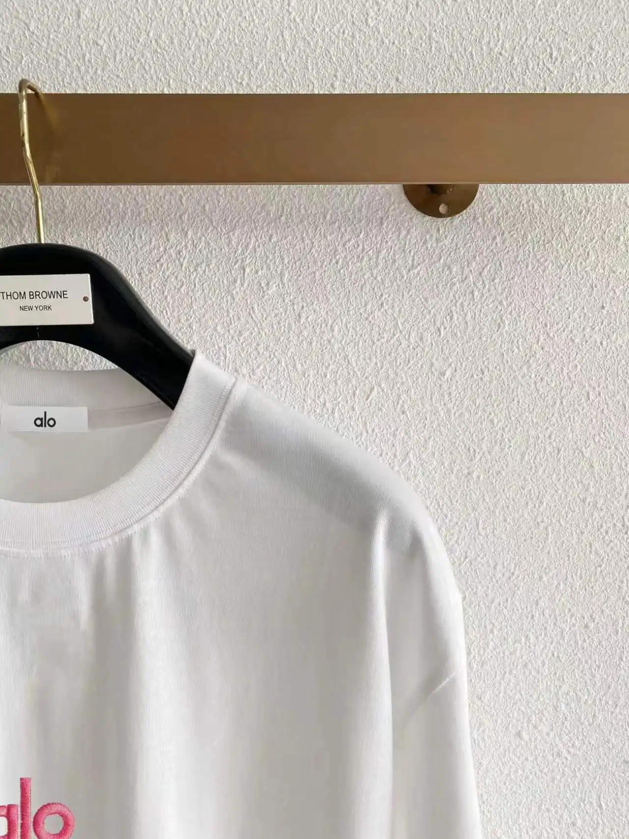Logo Embroidered Cotton T-Shirt D14021414 — view 3