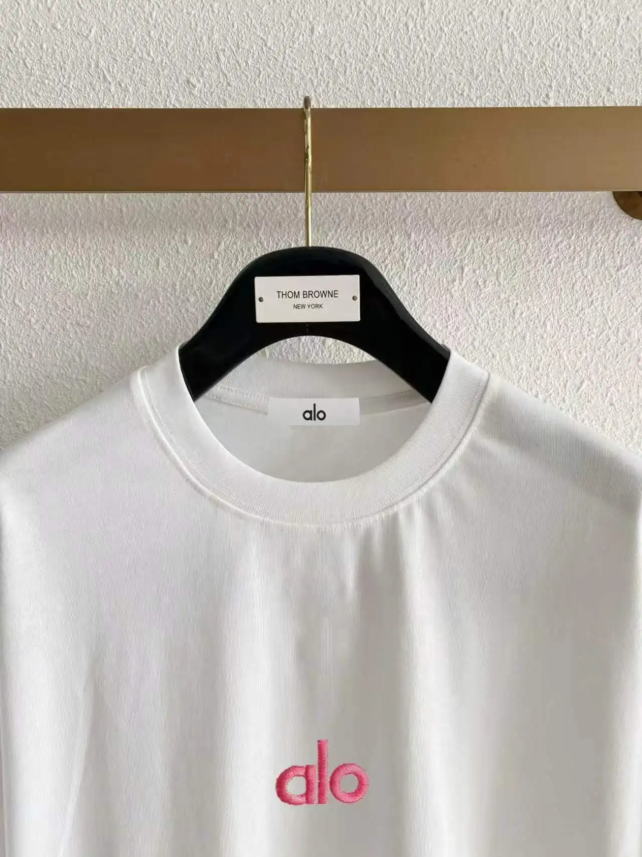 Logo Embroidered Cotton T-Shirt D14021414 — view 4