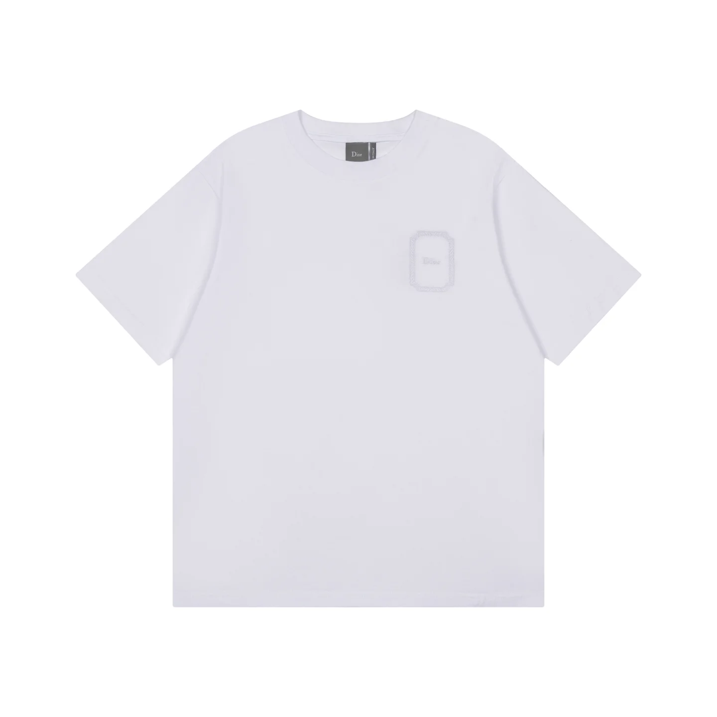Embroidered Logo Mercerized Cotton T-Shirt D14021167 — view 2
