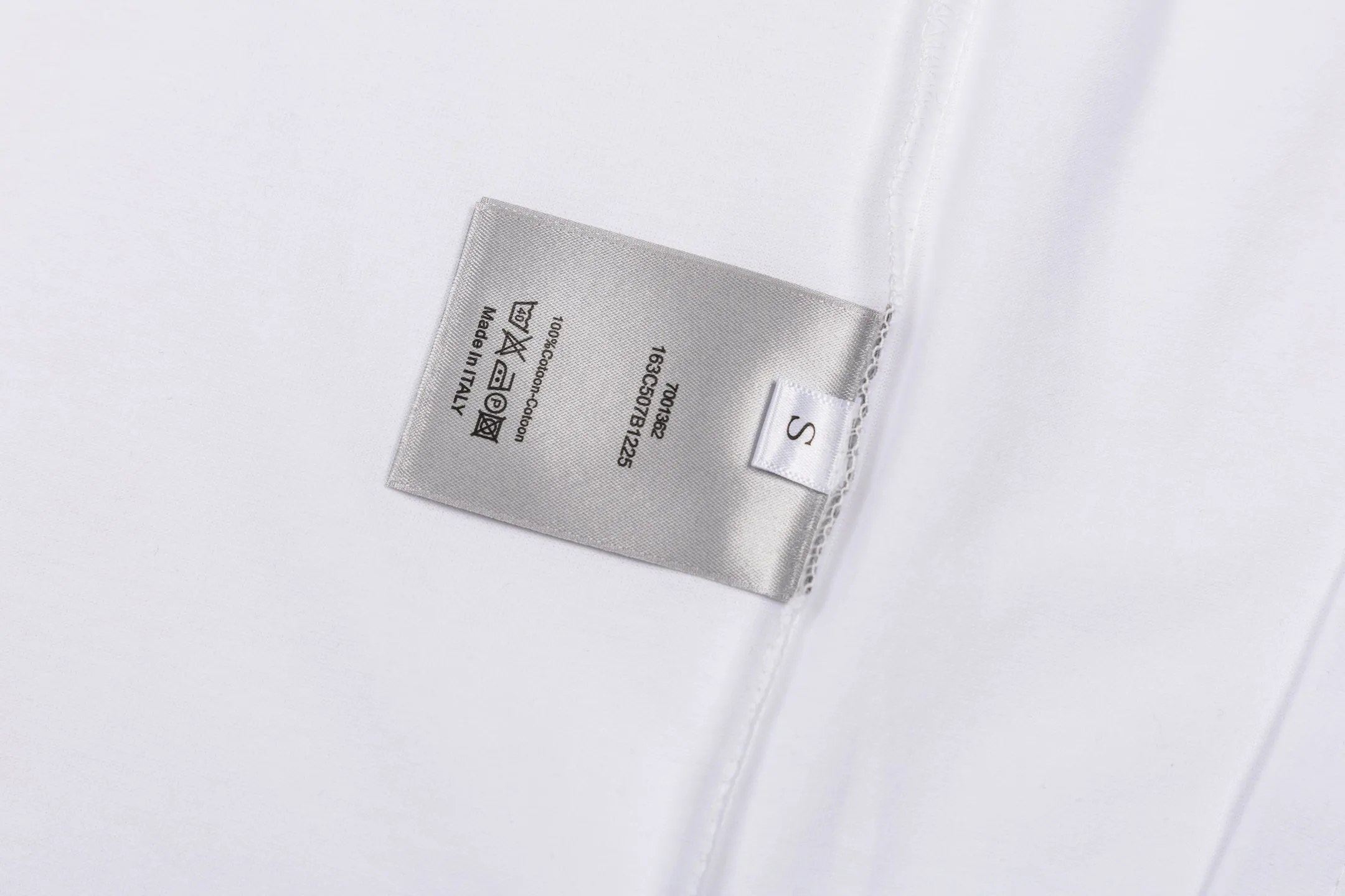 Embroidered Logo Mercerized Cotton T-Shirt D14021167 — view 8