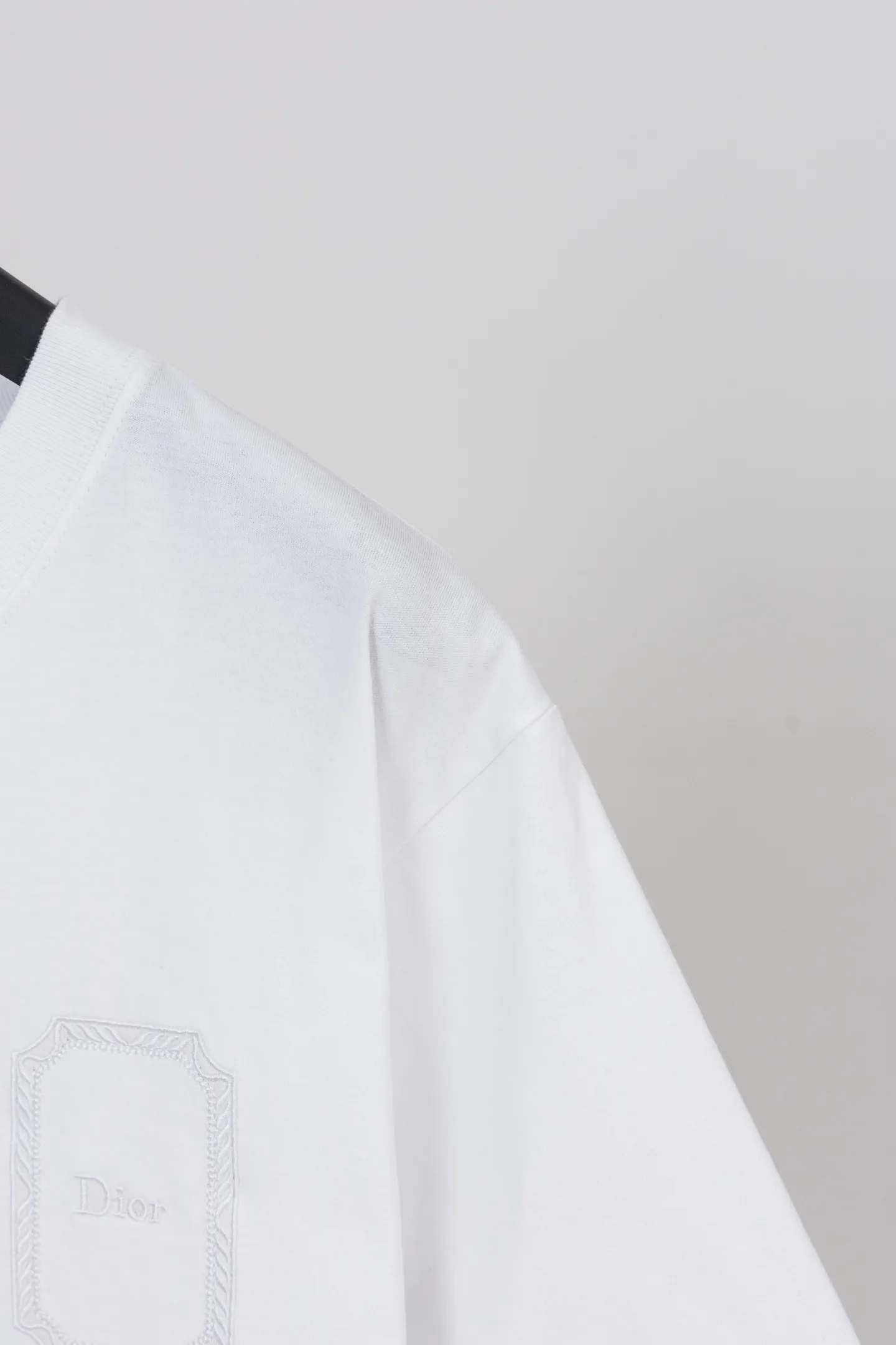 Embroidered Logo Mercerized Cotton T-Shirt D14021166 — view 4