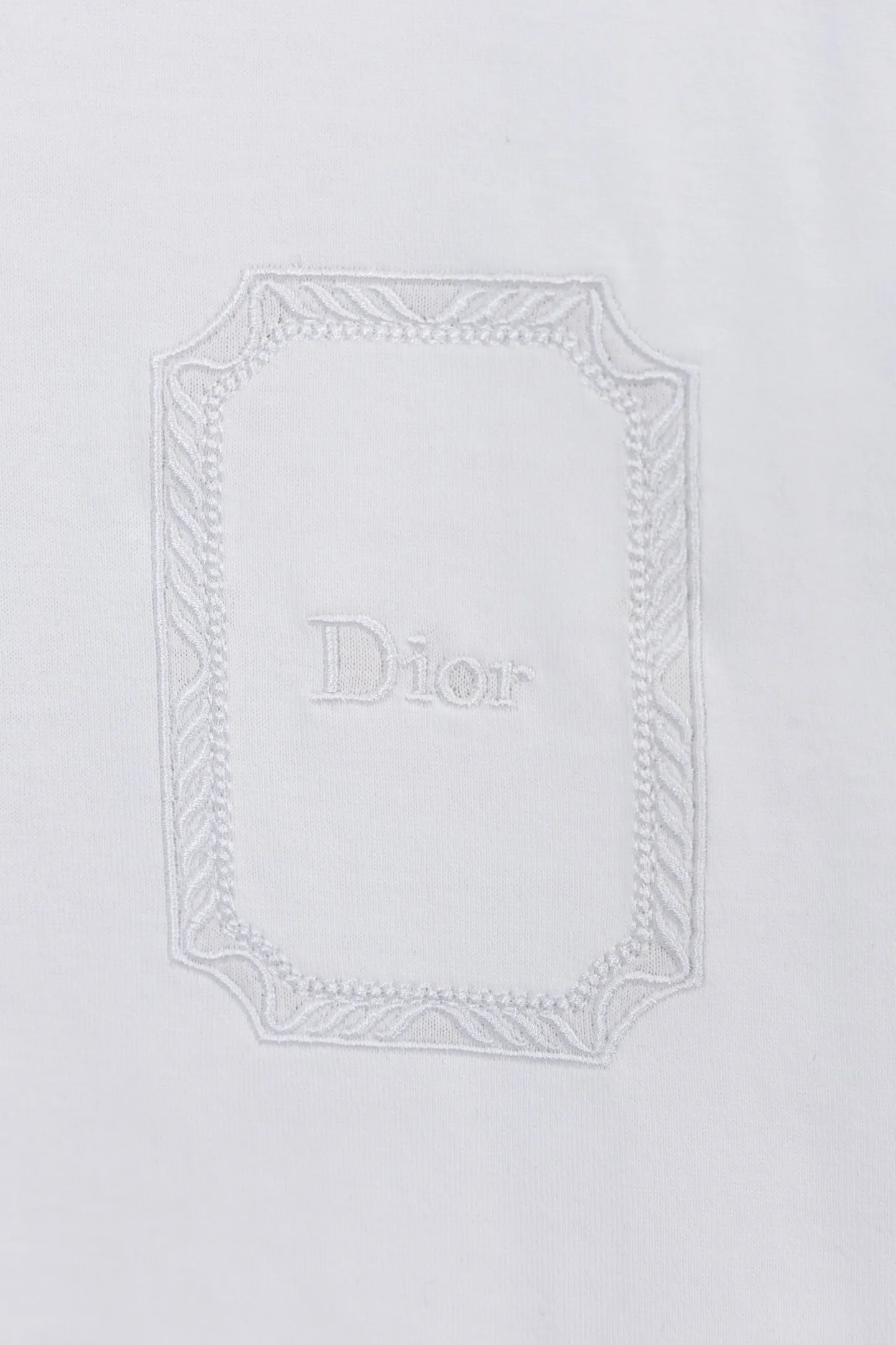 Embroidered Logo Mercerized Cotton T-Shirt D14021166 — view 7