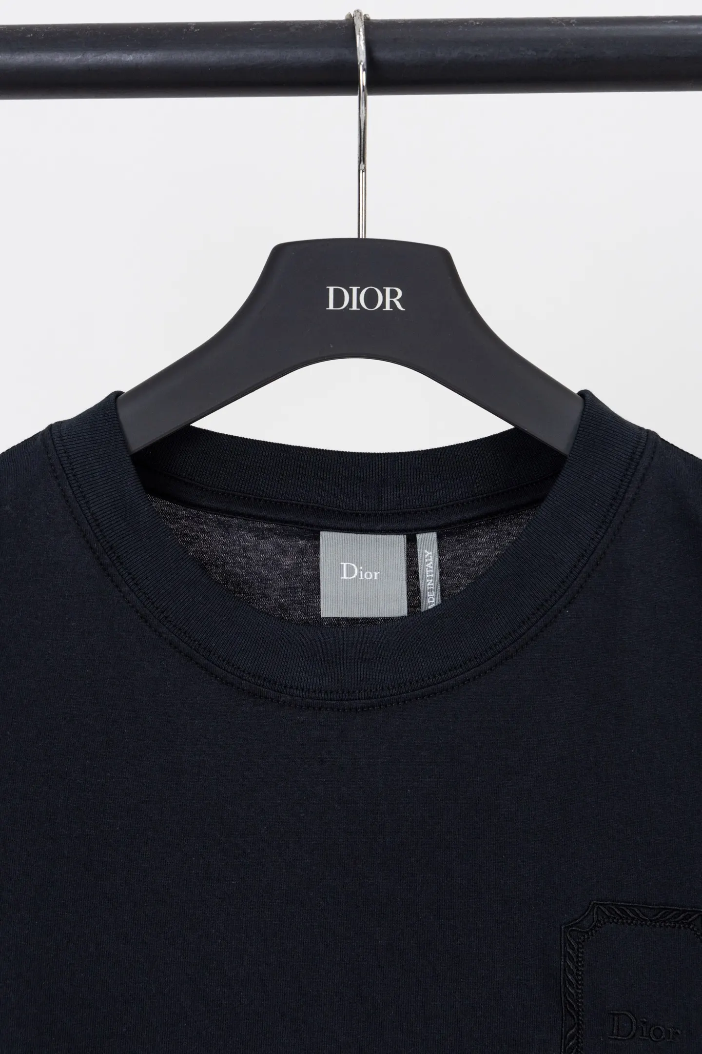 Embroidered Logo Mercerized Cotton T-Shirt D14021164 — view 3