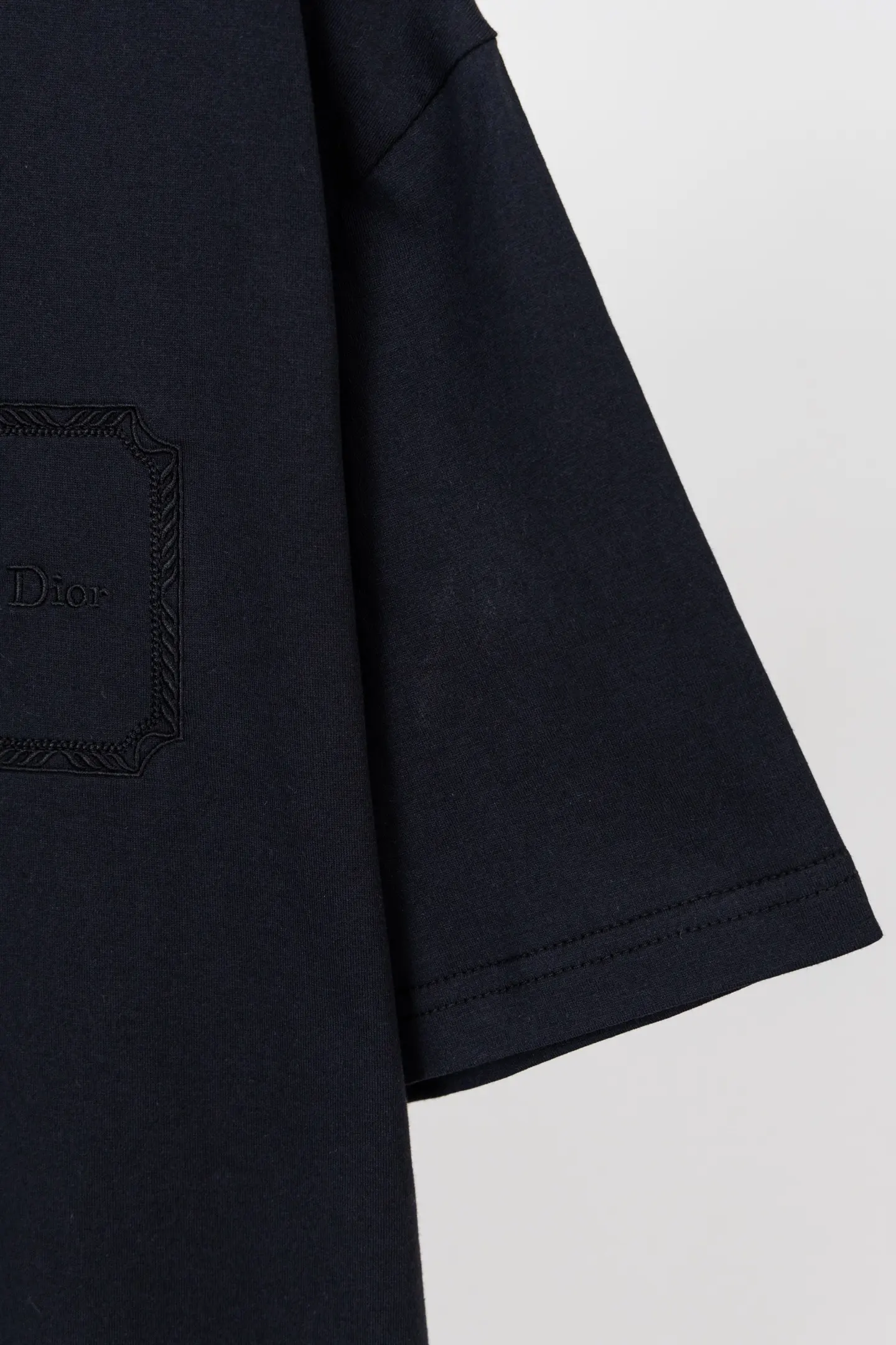 Embroidered Logo Mercerized Cotton T-Shirt D14021164 — view 6