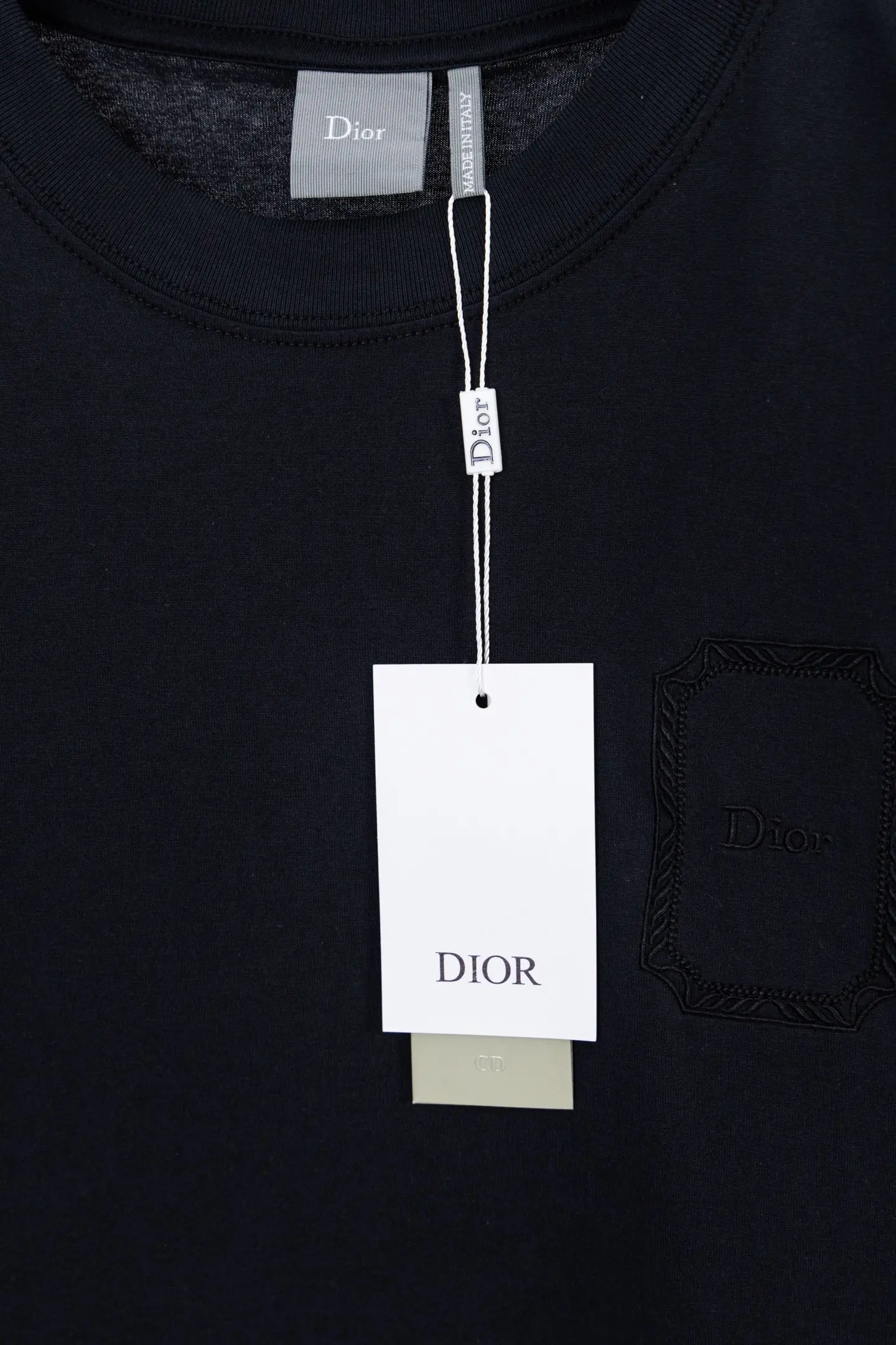 Embroidered Logo Mercerized Cotton T-Shirt D14021164 — view 8