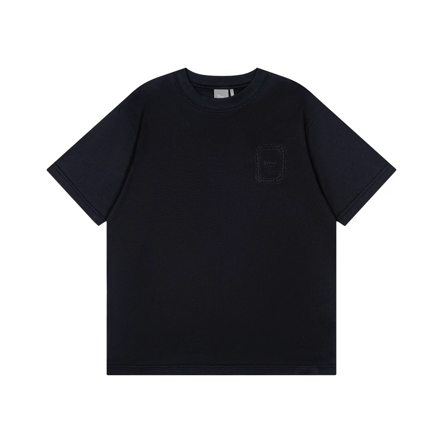 Embroidered Logo Mercerized Cotton T-Shirt D14021165 — view 2