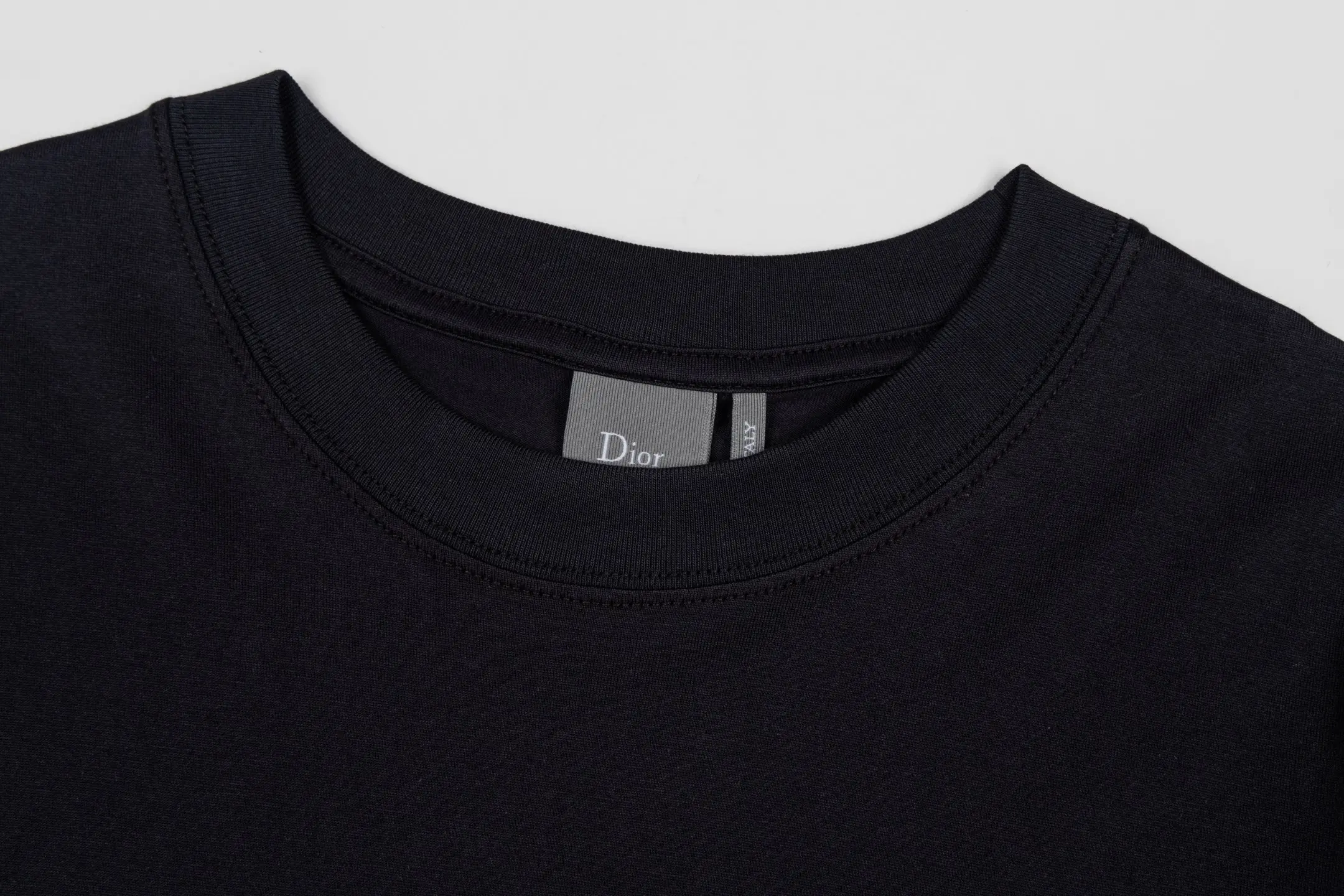 Embroidered Logo Mercerized Cotton T-Shirt D14021165 — view 4
