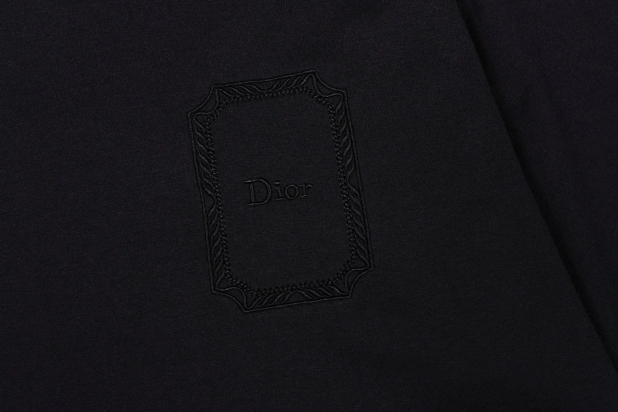 Embroidered Logo Mercerized Cotton T-Shirt D14021165 — view 6