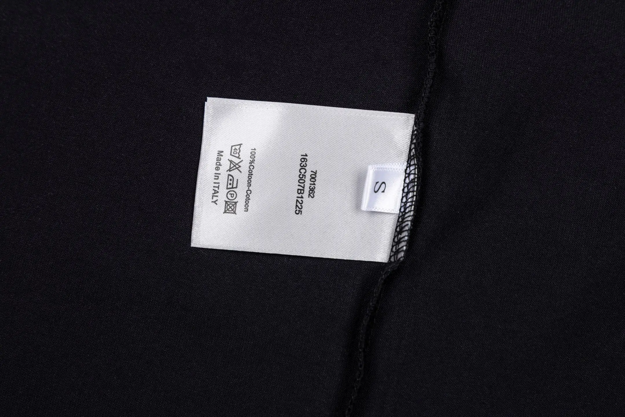 Embroidered Logo Mercerized Cotton T-Shirt D14021165 — view 8