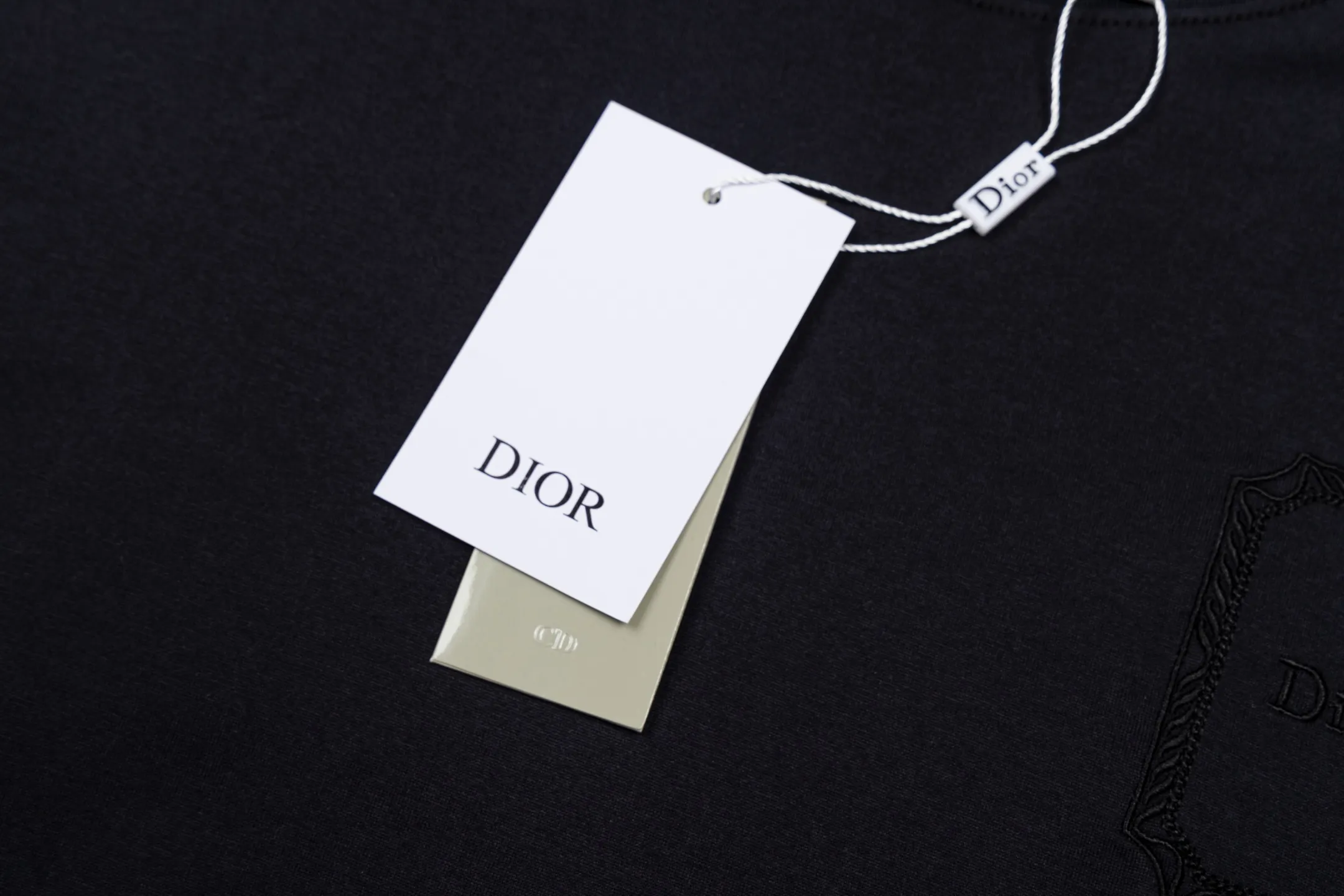 Embroidered Logo Mercerized Cotton T-Shirt D14021165 — view 10