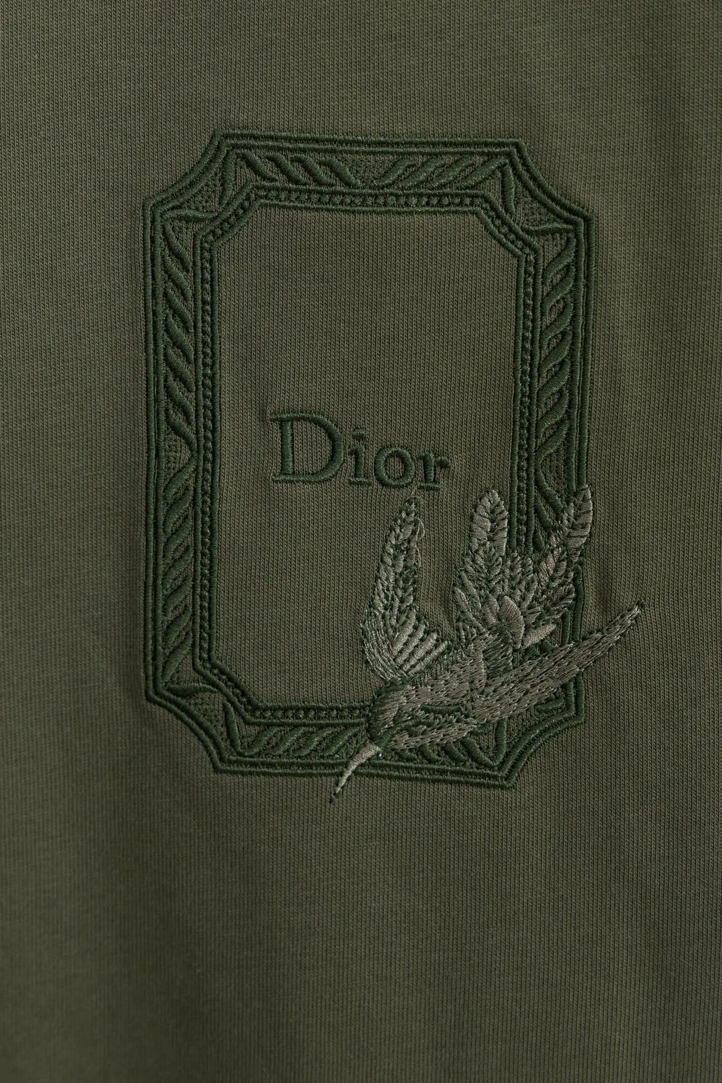 Hummingbird Médaillon Embroidered Cotton T-Shirt D14521162 — view 6