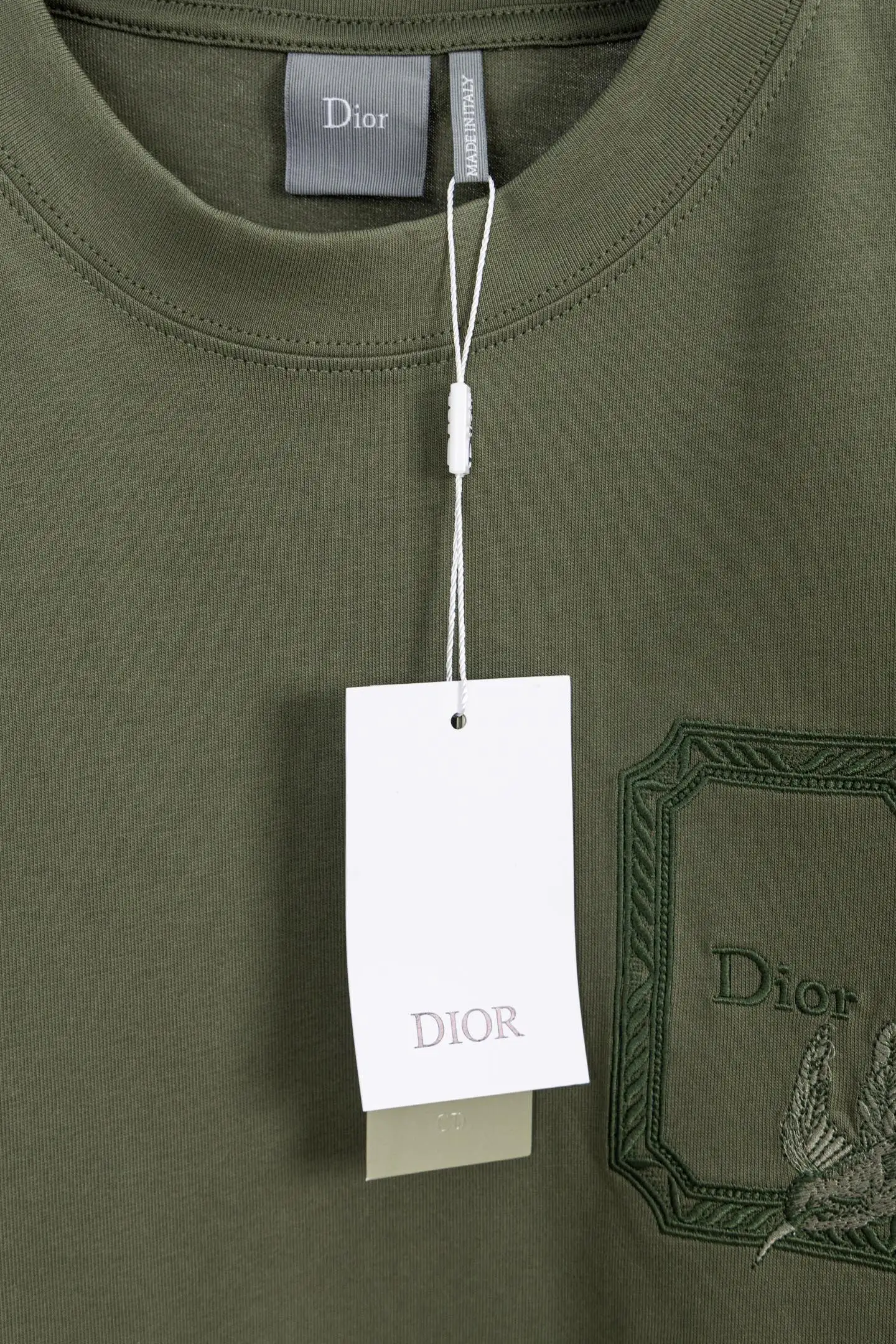 Hummingbird Médaillon Embroidered Cotton T-Shirt D14521162 — view 7