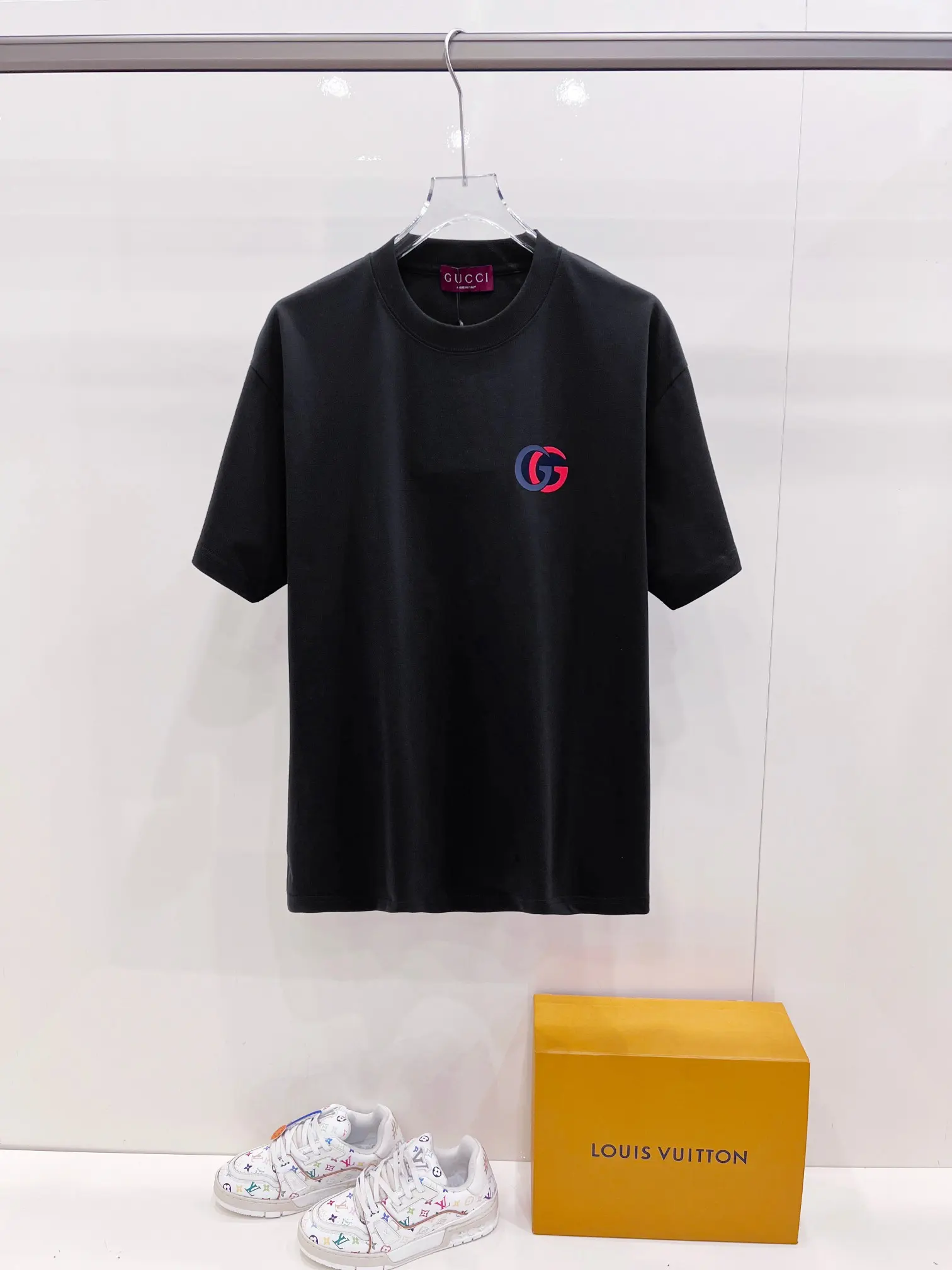 Interlocking G Logo Cotton T-Shirt D15021447