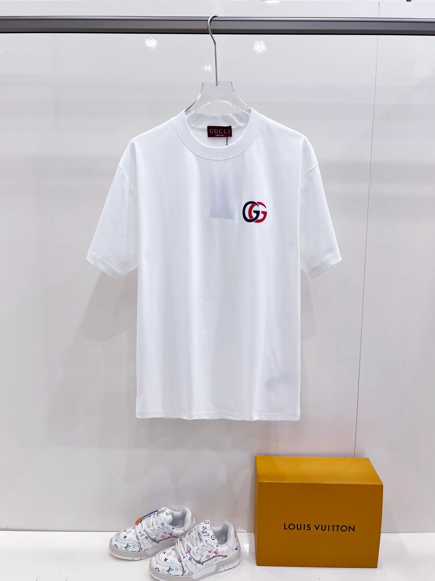 Interlocking G Logo Cotton T-Shirt D15021446