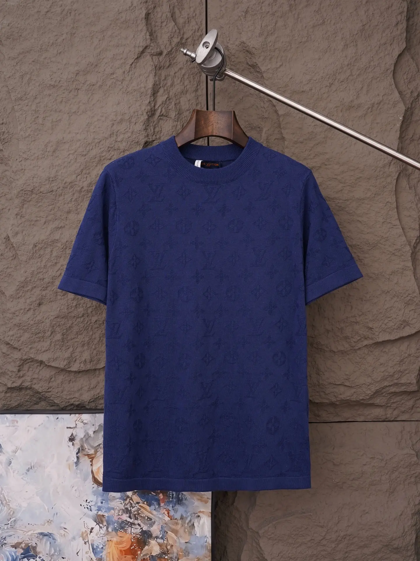 Monogram Jacquard Knit T-Shirt D15021108