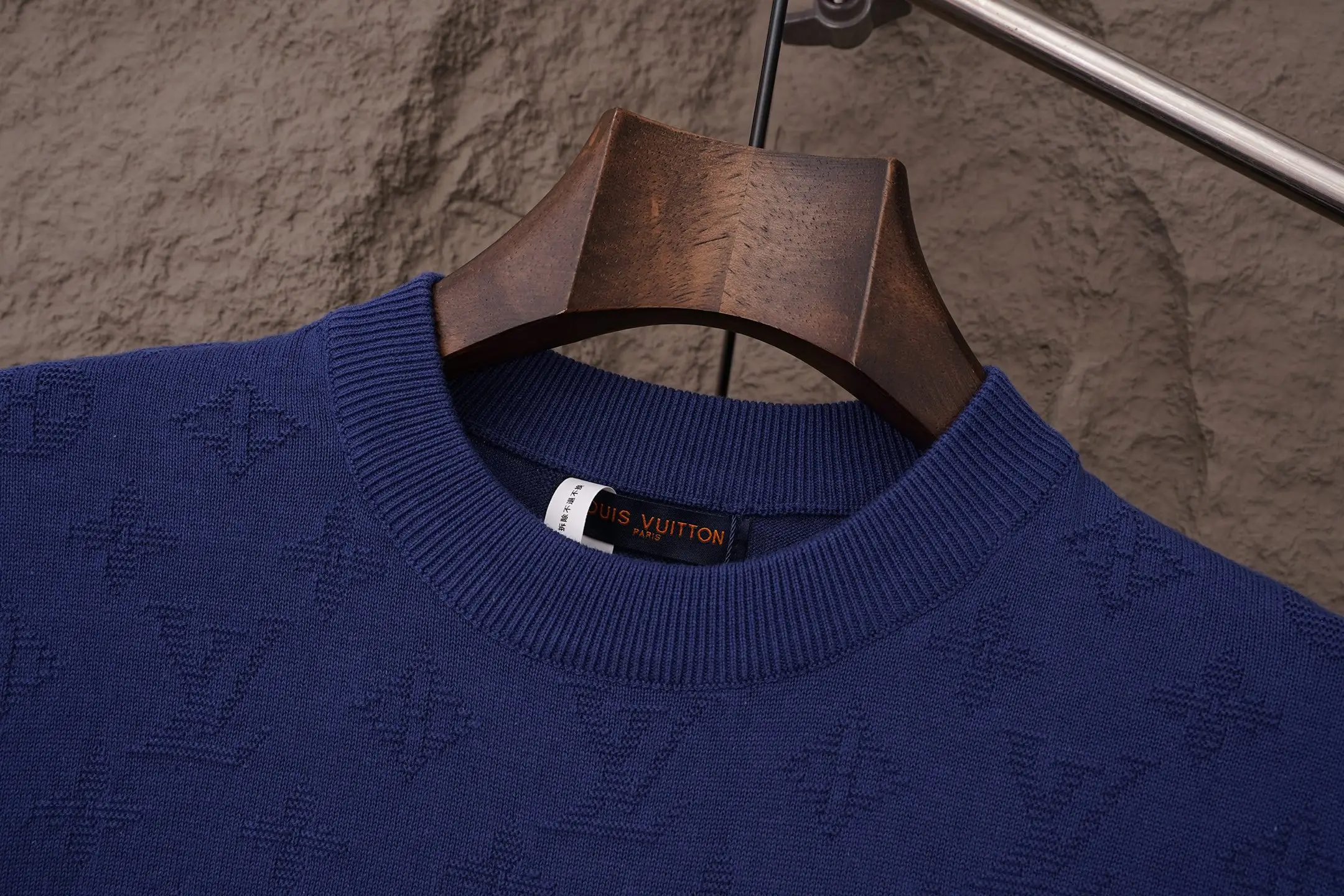 Monogram Jacquard Knit T-Shirt D15021108 — view 7