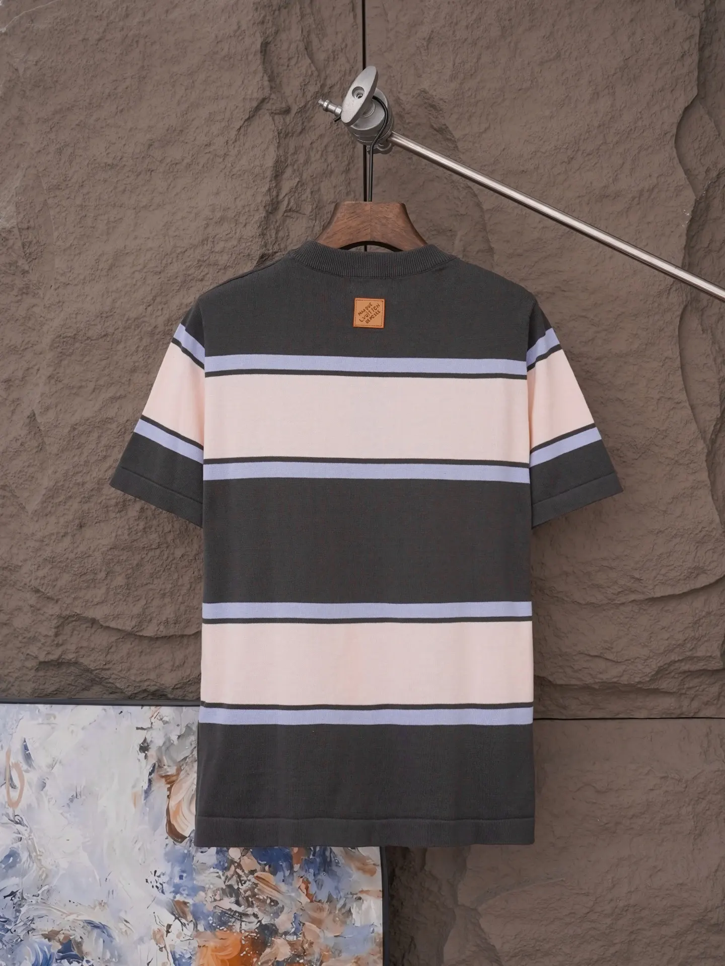 Striped Cotton Crew-Neck T-Shirt D15021109 — view 2