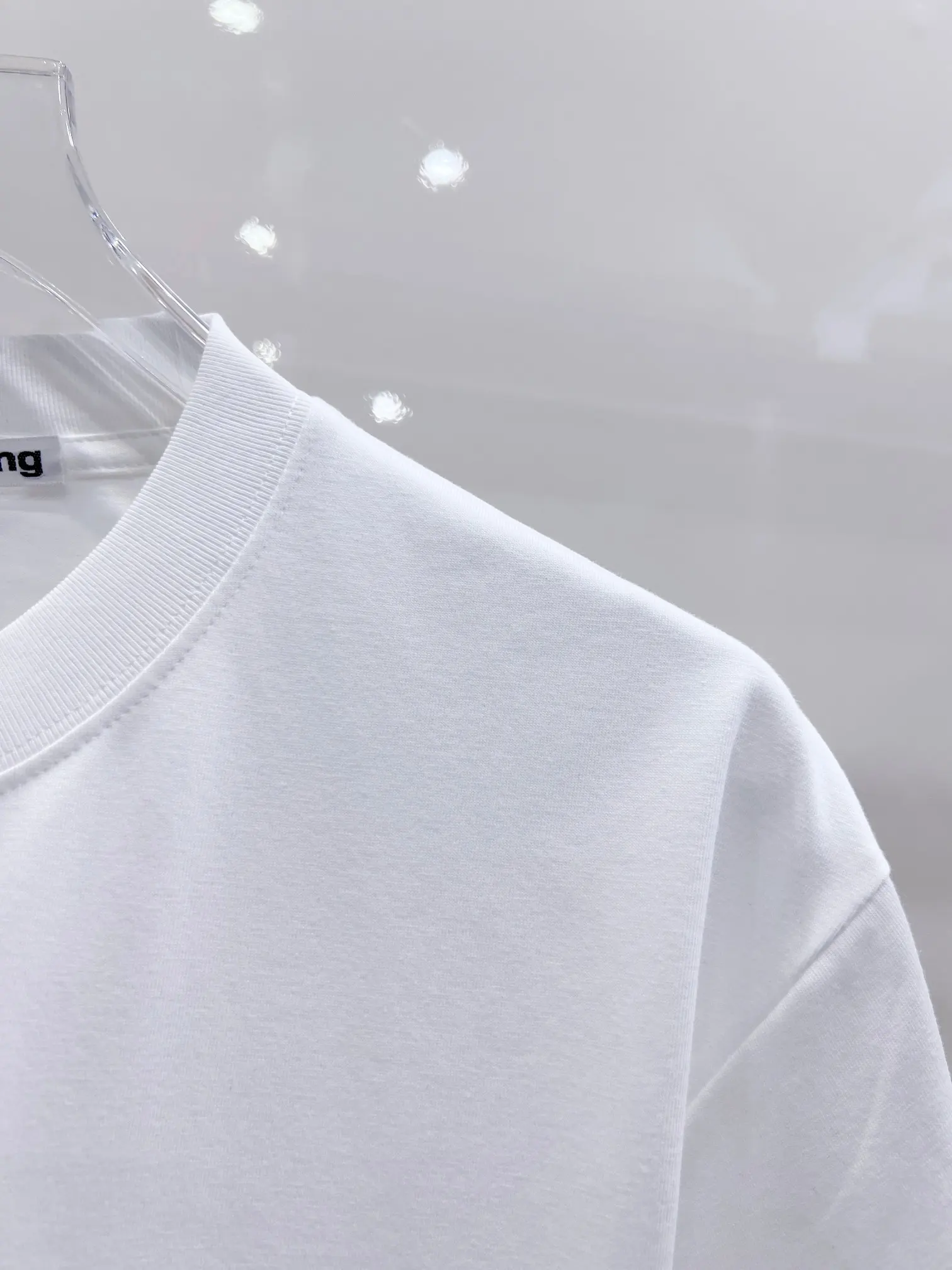 Alexander Wang Brushstroke Logo Cotton T-Shirt D15021441 — view 6
