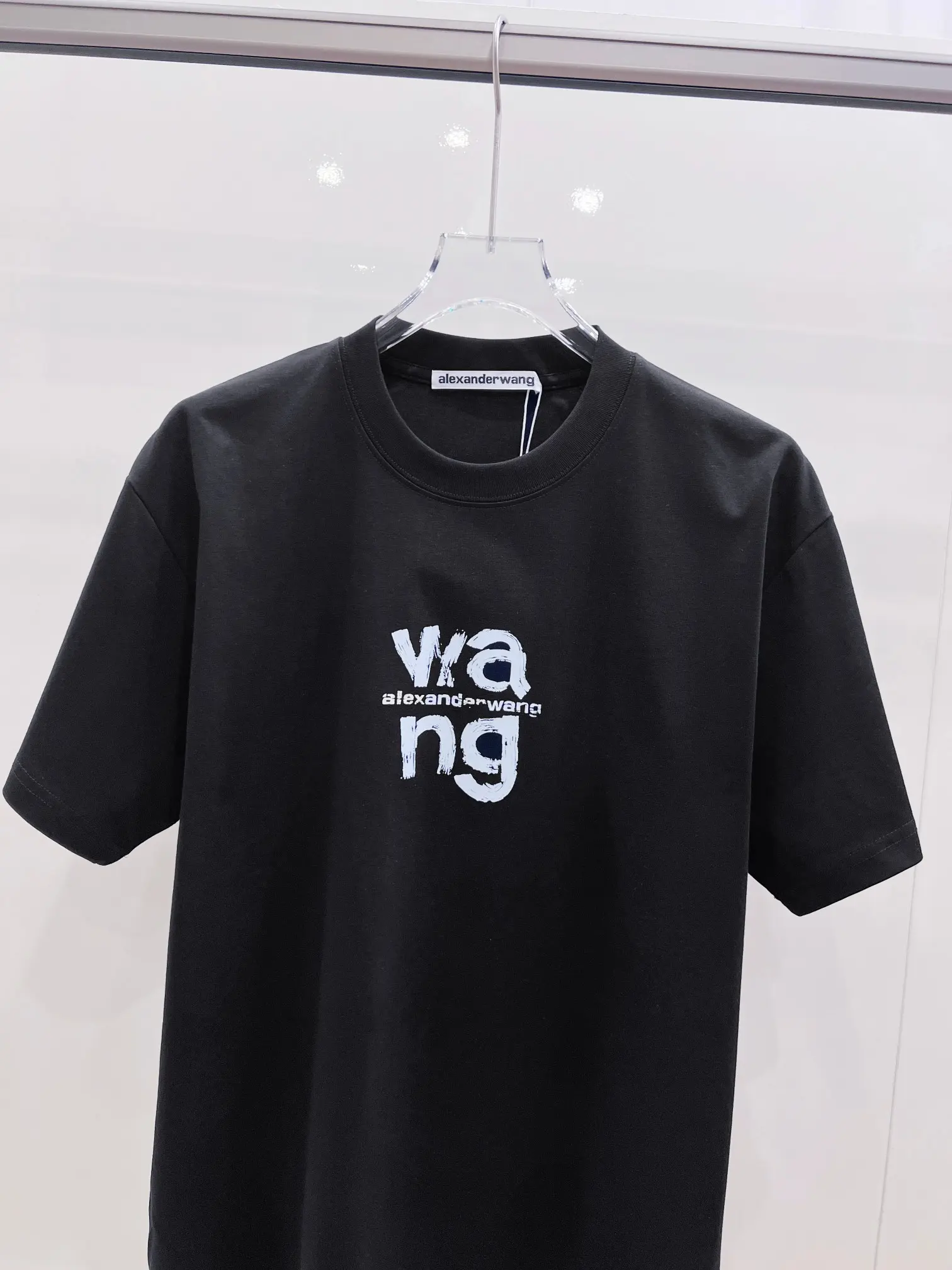 Graffiti Logo Print Cotton T-Shirt D15021440 — view 4