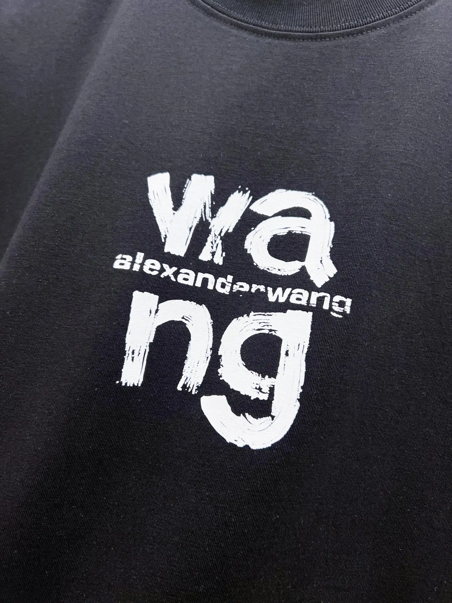 Graffiti Logo Print Cotton T-Shirt D15021440 — view 5