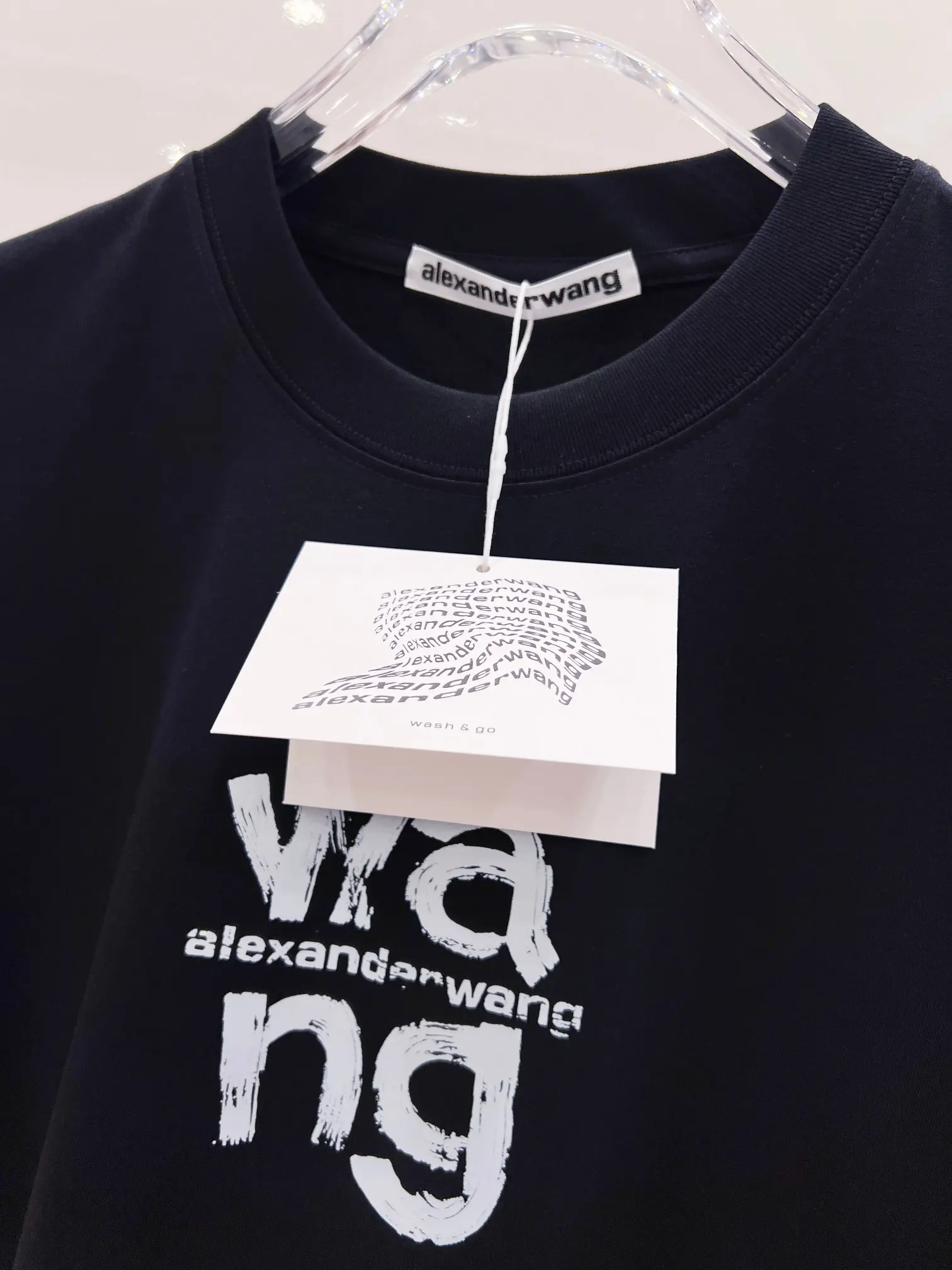Graffiti Logo Print Cotton T-Shirt D15021440 — view 6