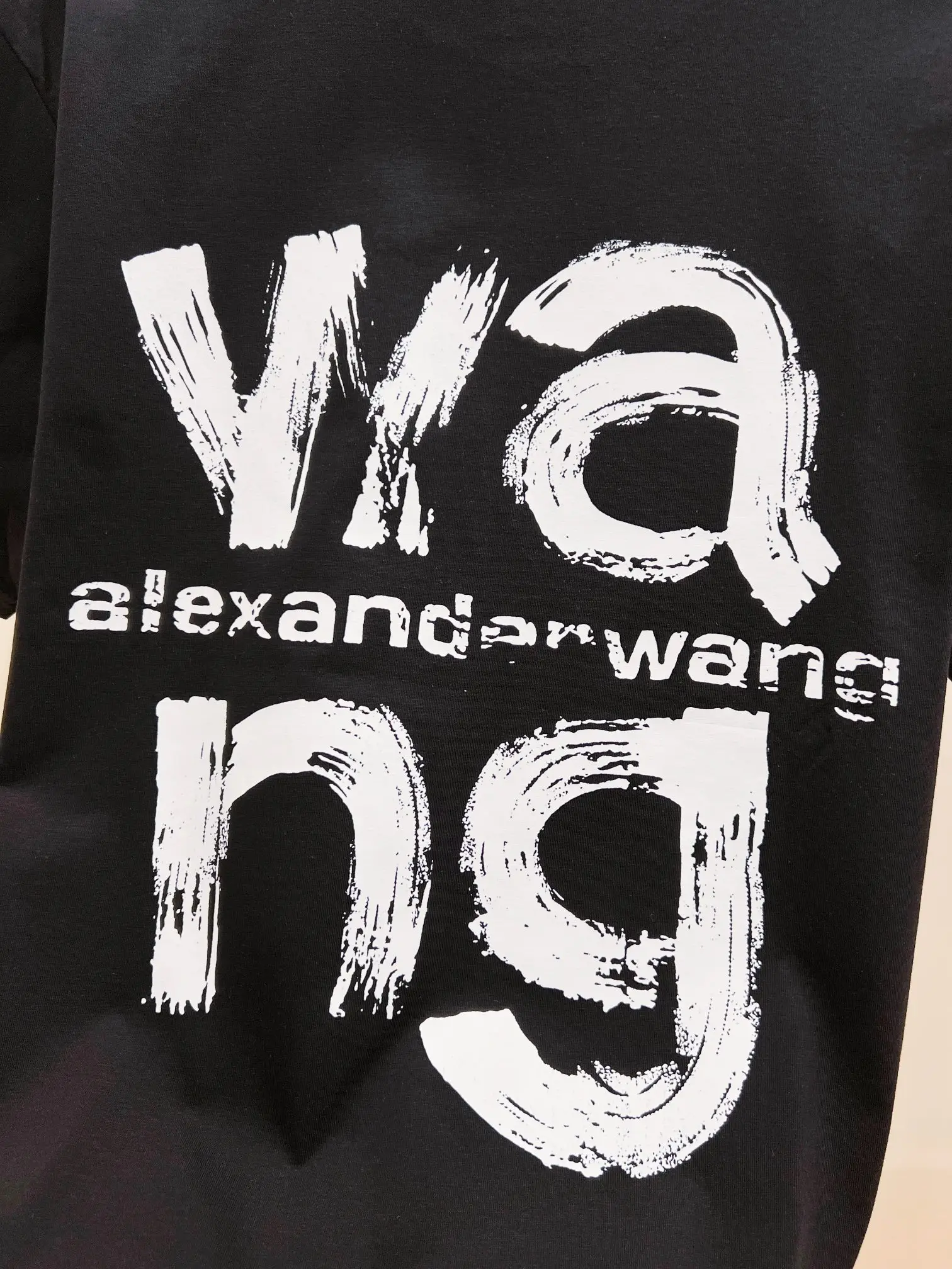 Graffiti Logo Print Cotton T-Shirt D15021440 — view 7