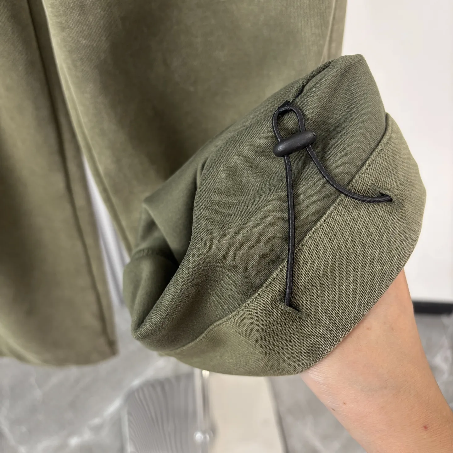 Garment-Dyed Cotton-Jersey Sweatpants D15022761 — view 5