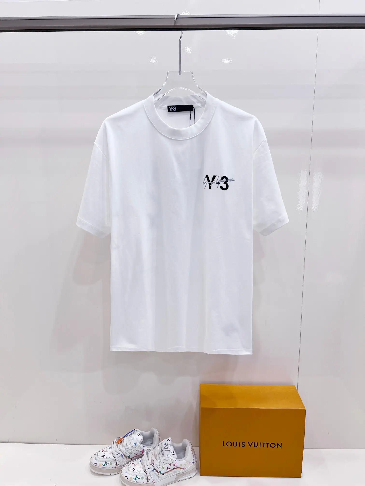 Logo Print Cotton-Blend T-Shirt D15021435 — view 2