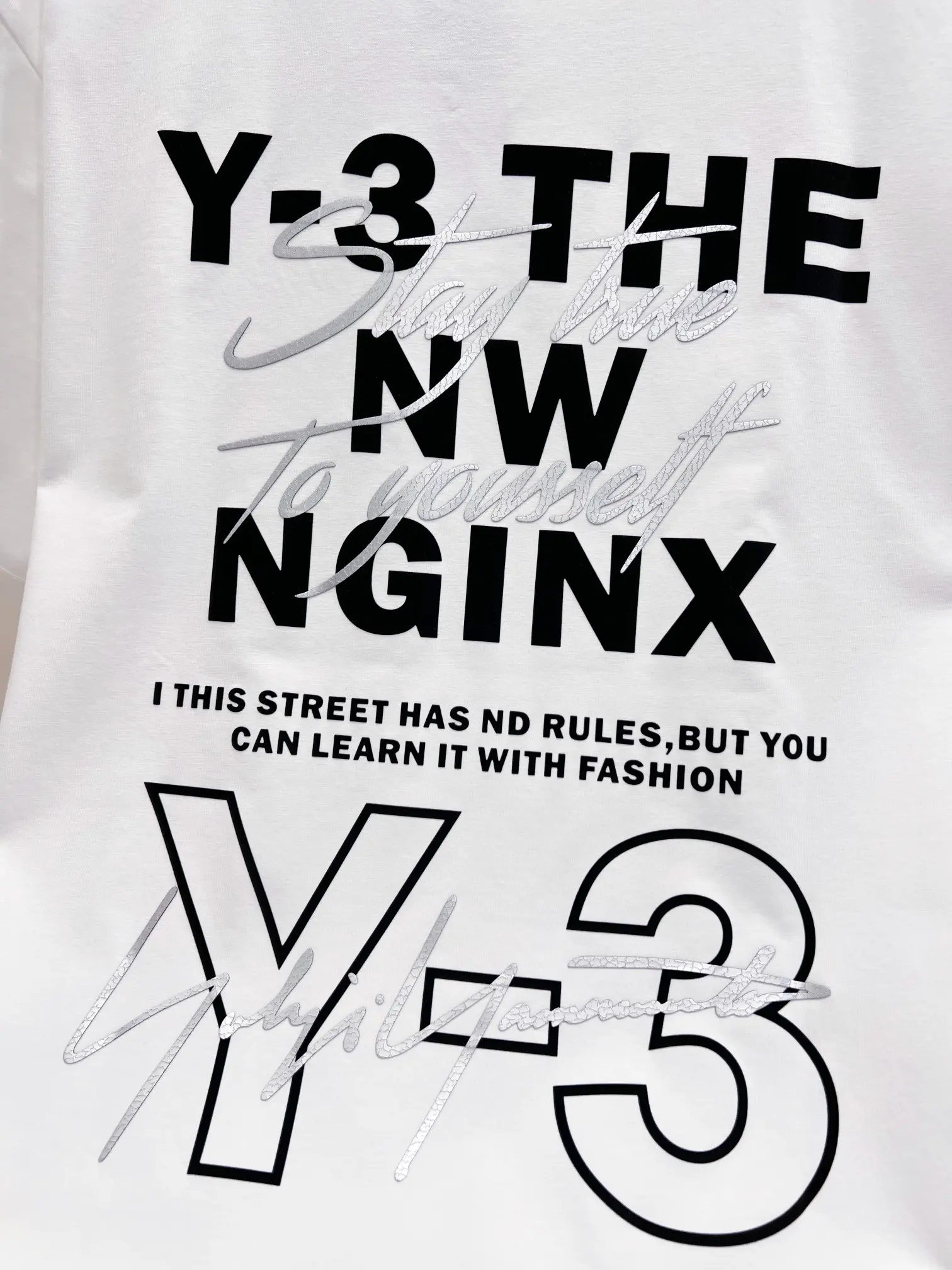 Logo Print Cotton-Blend T-Shirt D15021435 — view 6