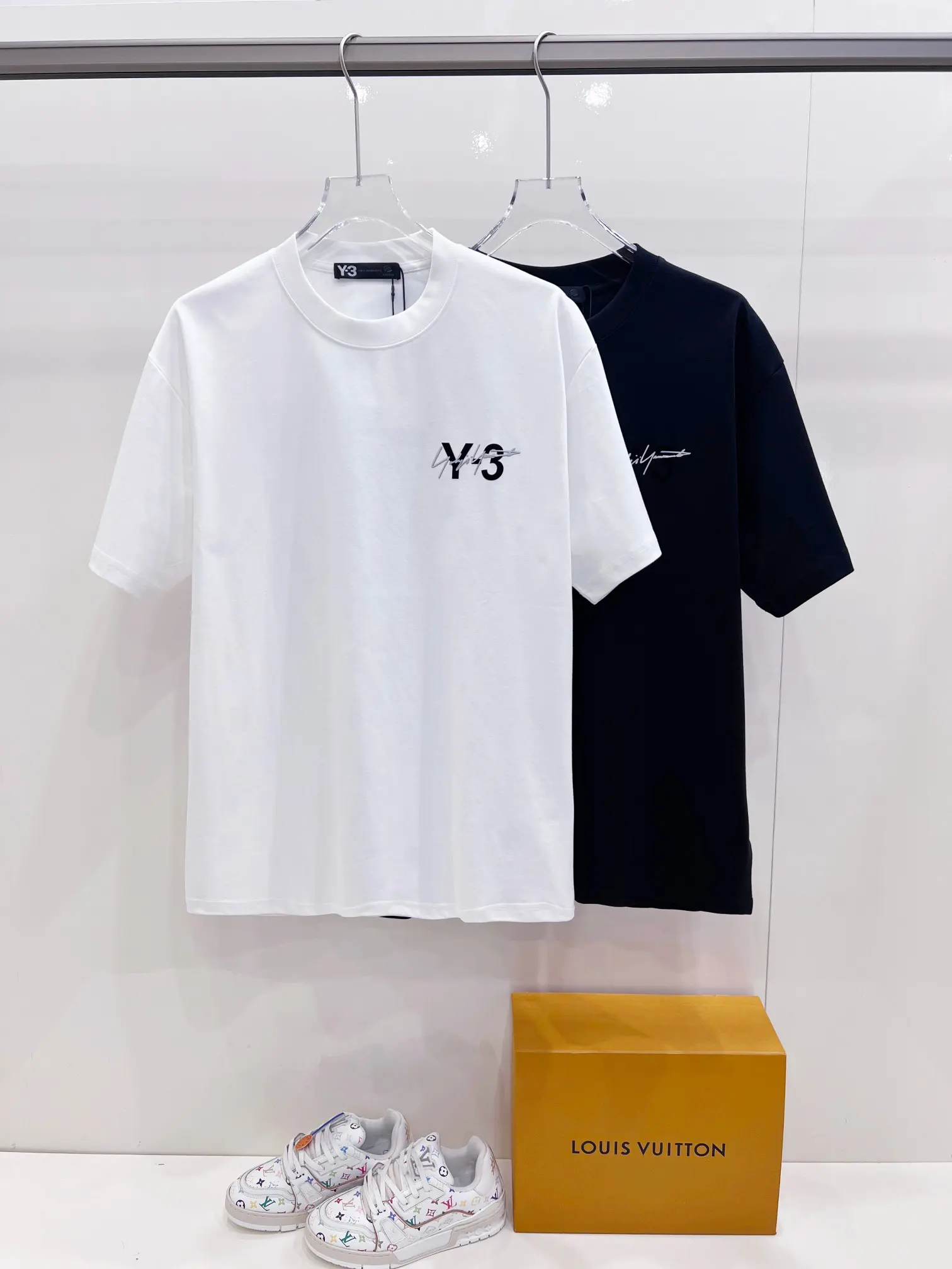 Logo Print Cotton-Blend T-Shirt D15021435 — view 9