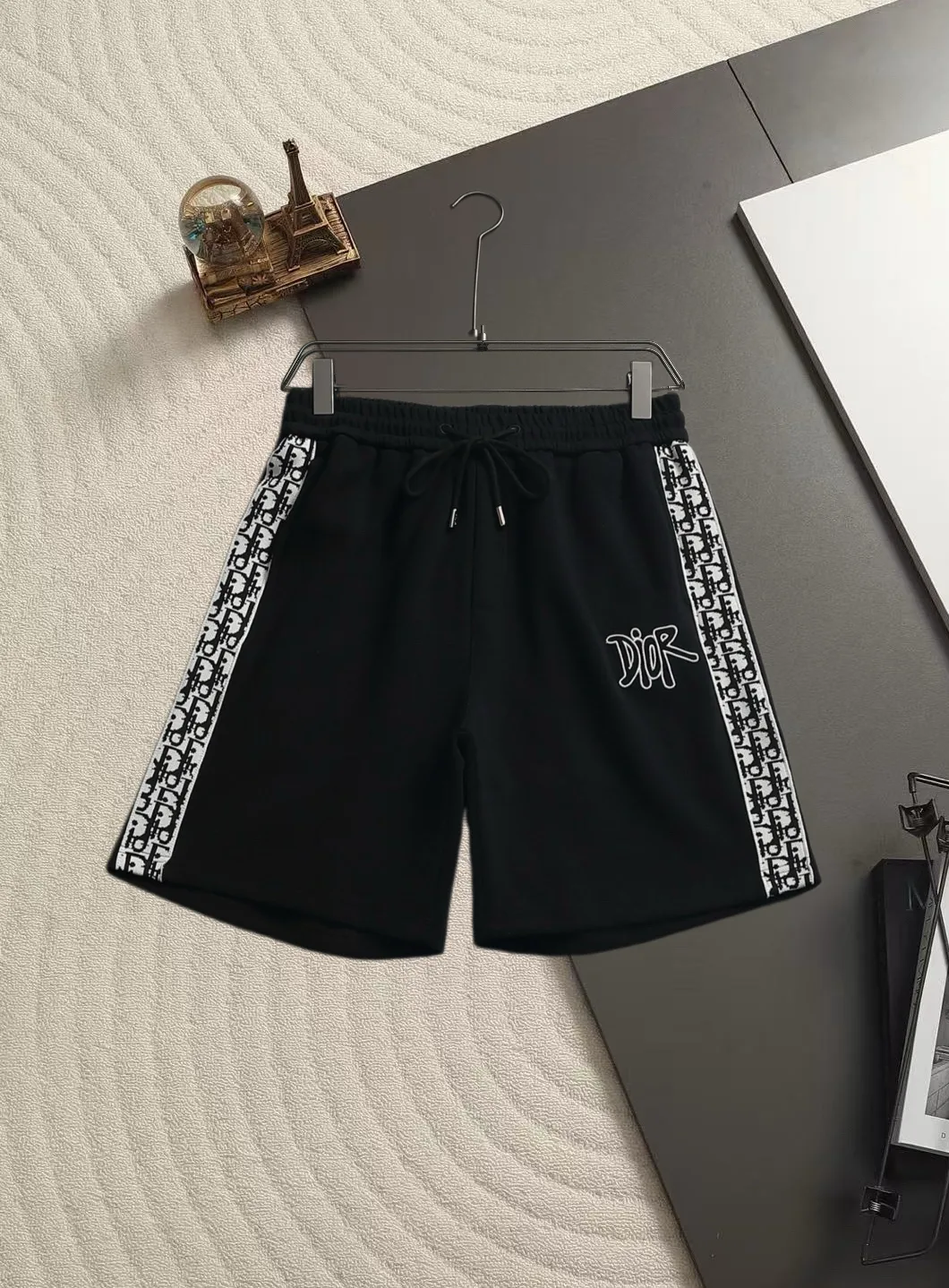 Logo-Embroidered Cotton-Terry Shorts D15521478
