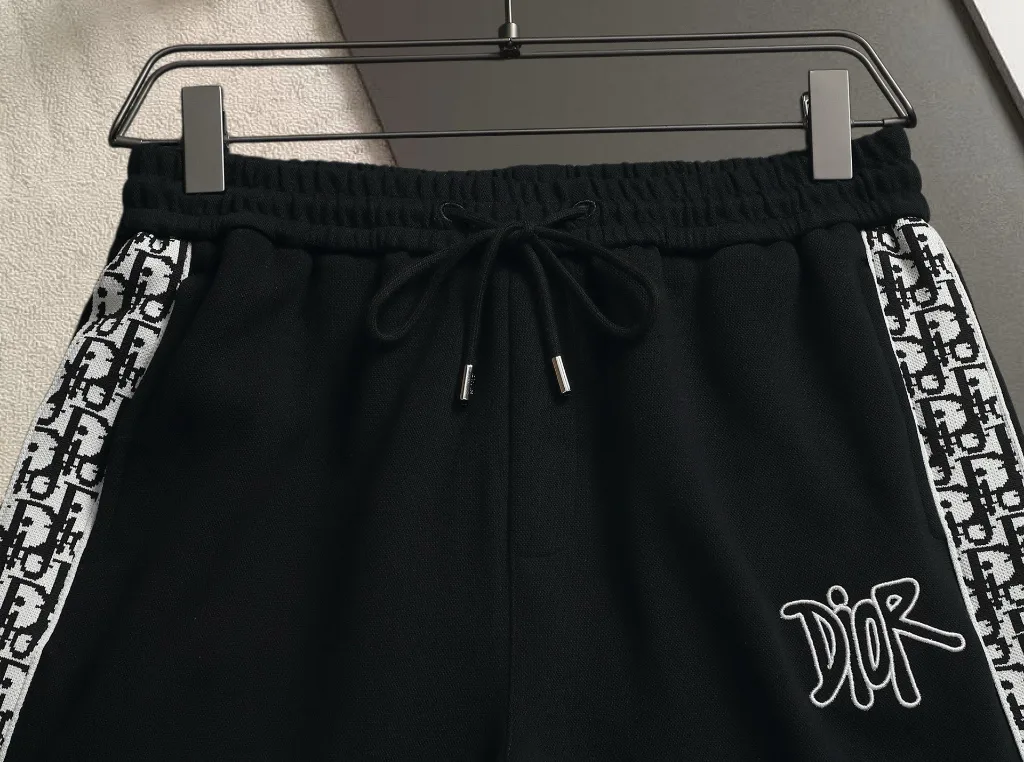 Logo-Embroidered Cotton-Terry Shorts D15521478 — view 3
