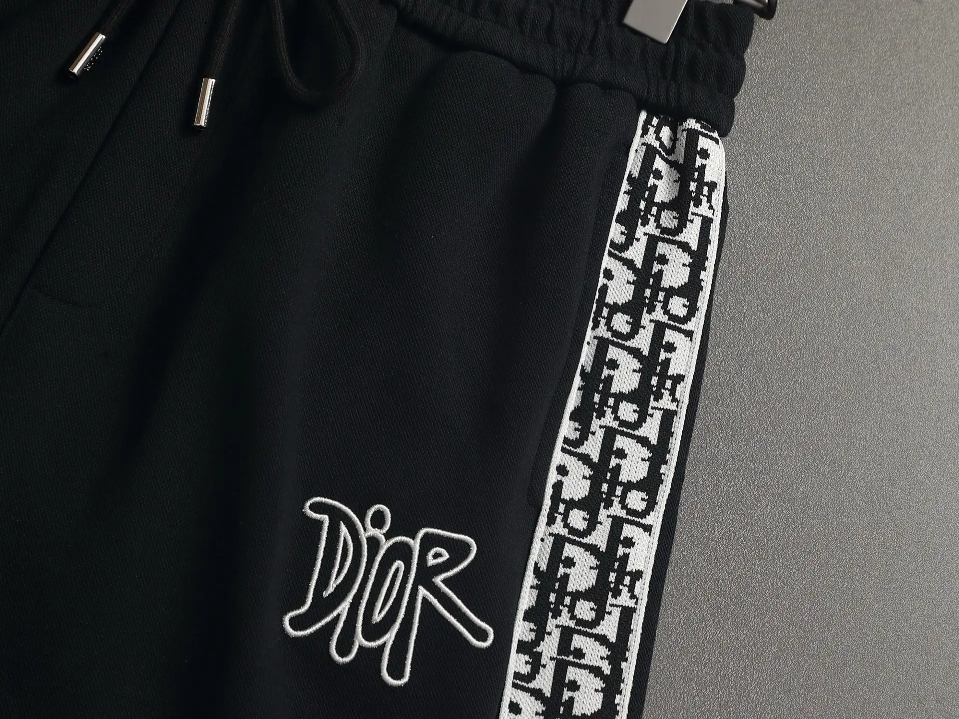 Logo-Embroidered Cotton-Terry Shorts D15521478 — view 5