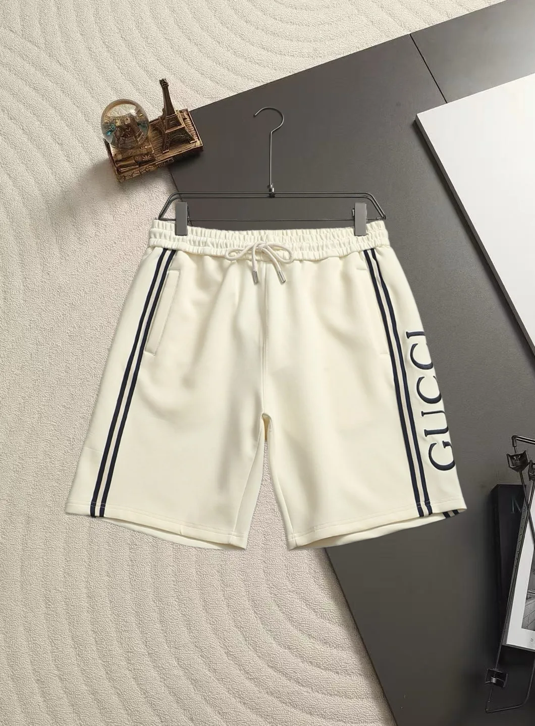 Logo-Embroidered Webbing Cotton-Jersey Shorts D15521480