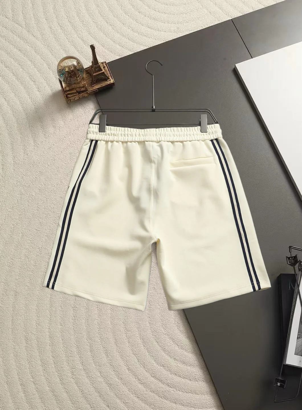 Logo-Embroidered Webbing Cotton-Jersey Shorts D15521480 — view 3