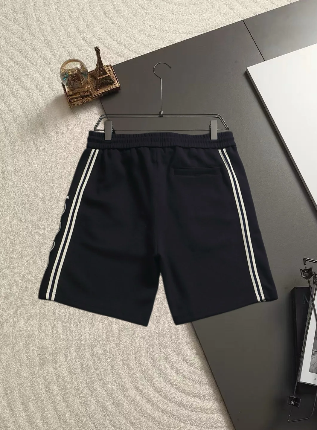 Logo-Embroidered Cotton-Jersey Shorts D15521479 — view 3