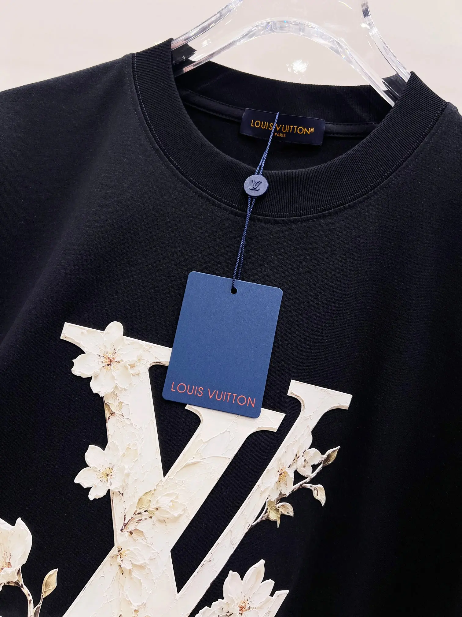 3D Floral Logo Cotton-Modal T-Shirt D15521451 — view 8
