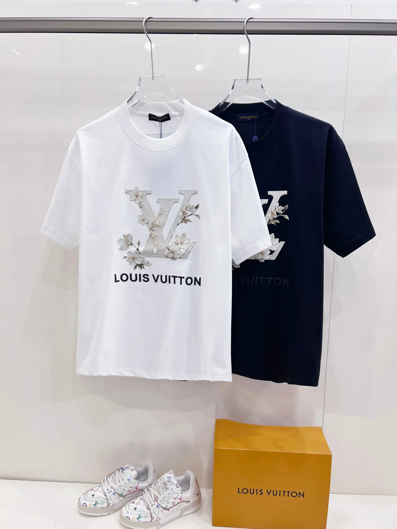 3D Floral Logo Cotton-Modal T-Shirt D15521451 — view 9