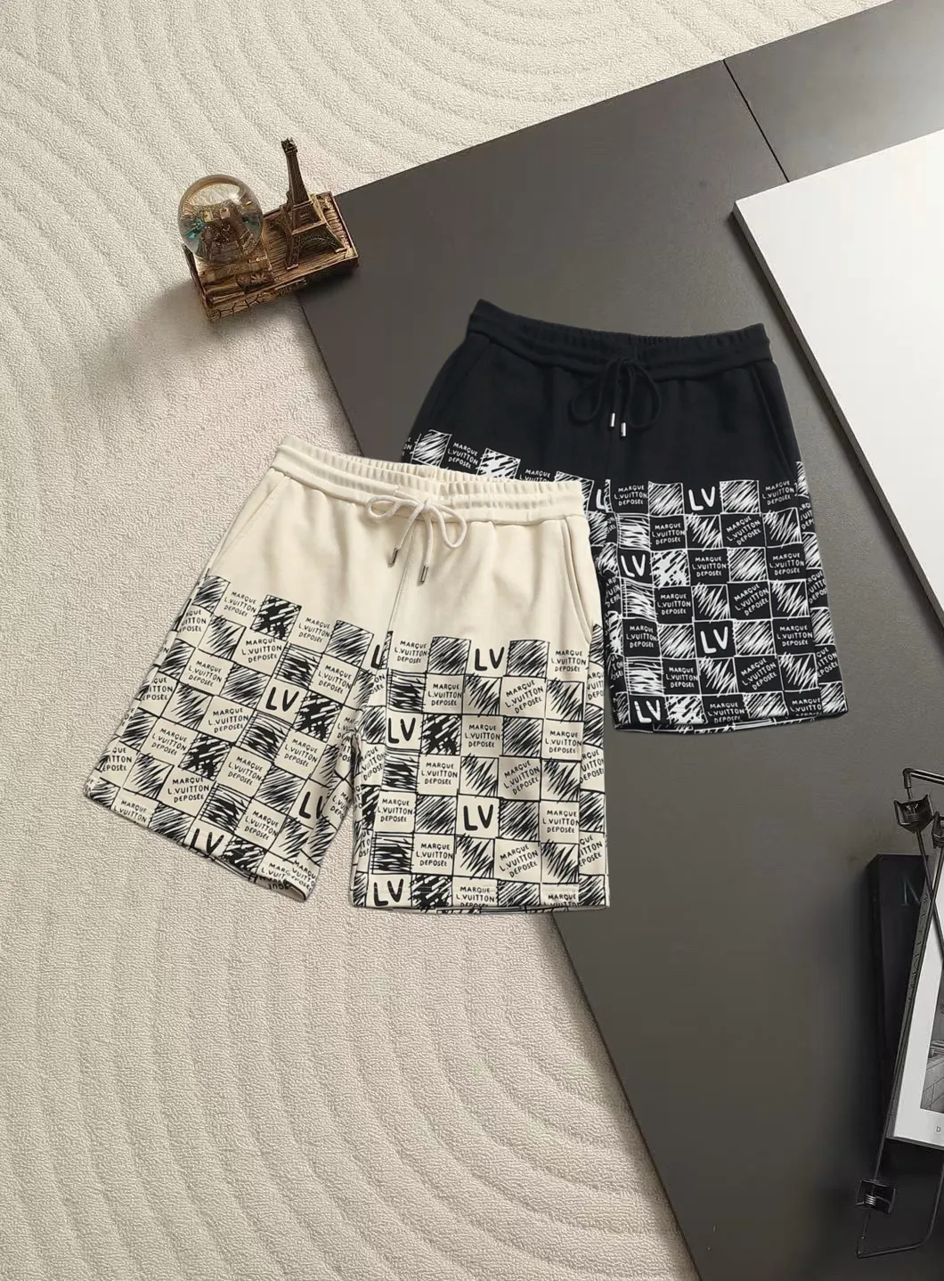Logo-Print Cotton-Jersey Drawstring Shorts D15521482 — view 2