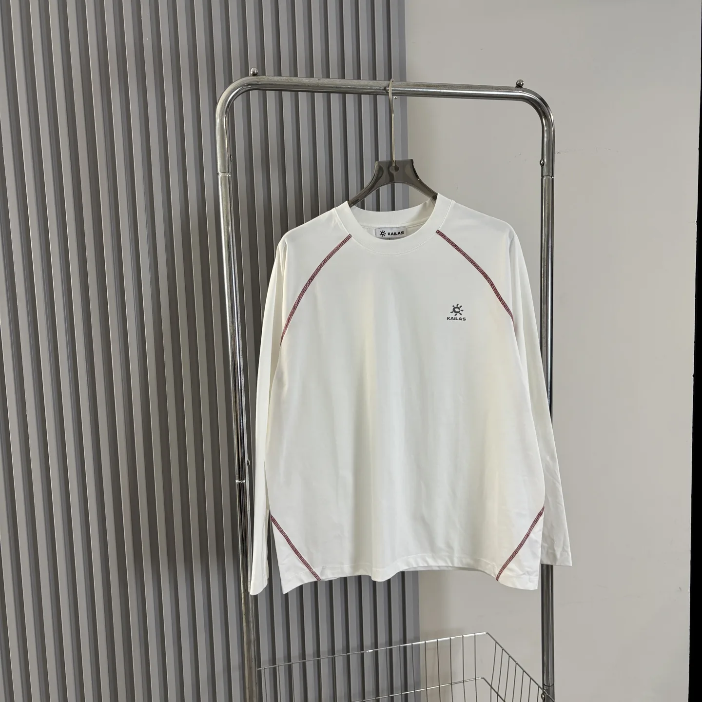 Kailas Combed Cotton Long-Sleeve T-Shirt D16022759 — view 3