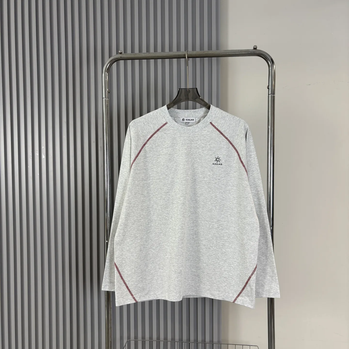 Kailas Combed Cotton Long-Sleeve T-Shirt D16022759 — view 4