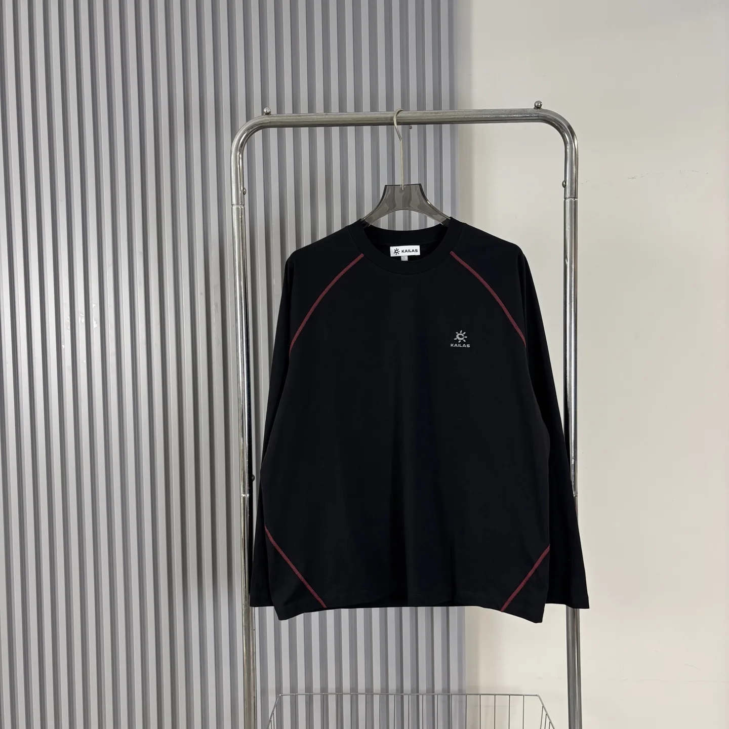 Kailas Combed Cotton Long-Sleeve T-Shirt D16022759 — view 5
