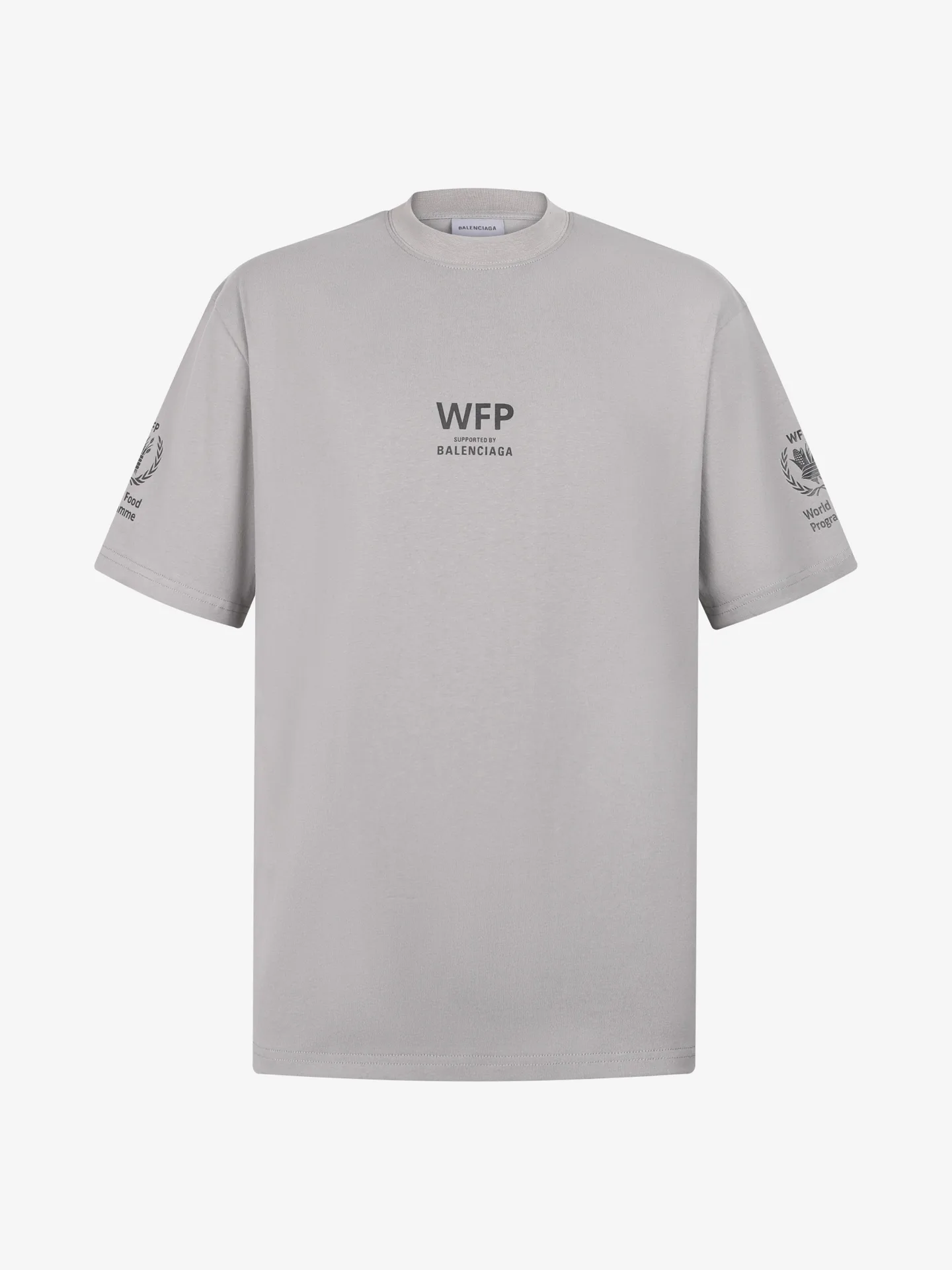 WFP Logo Print Cotton T-Shirt D16022854
