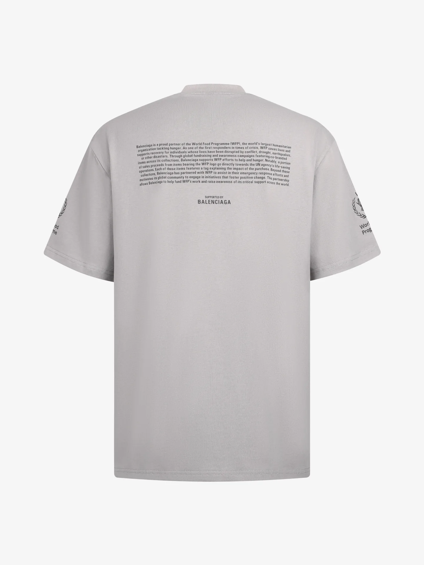 WFP Logo Print Cotton T-Shirt D16022854 — view 2