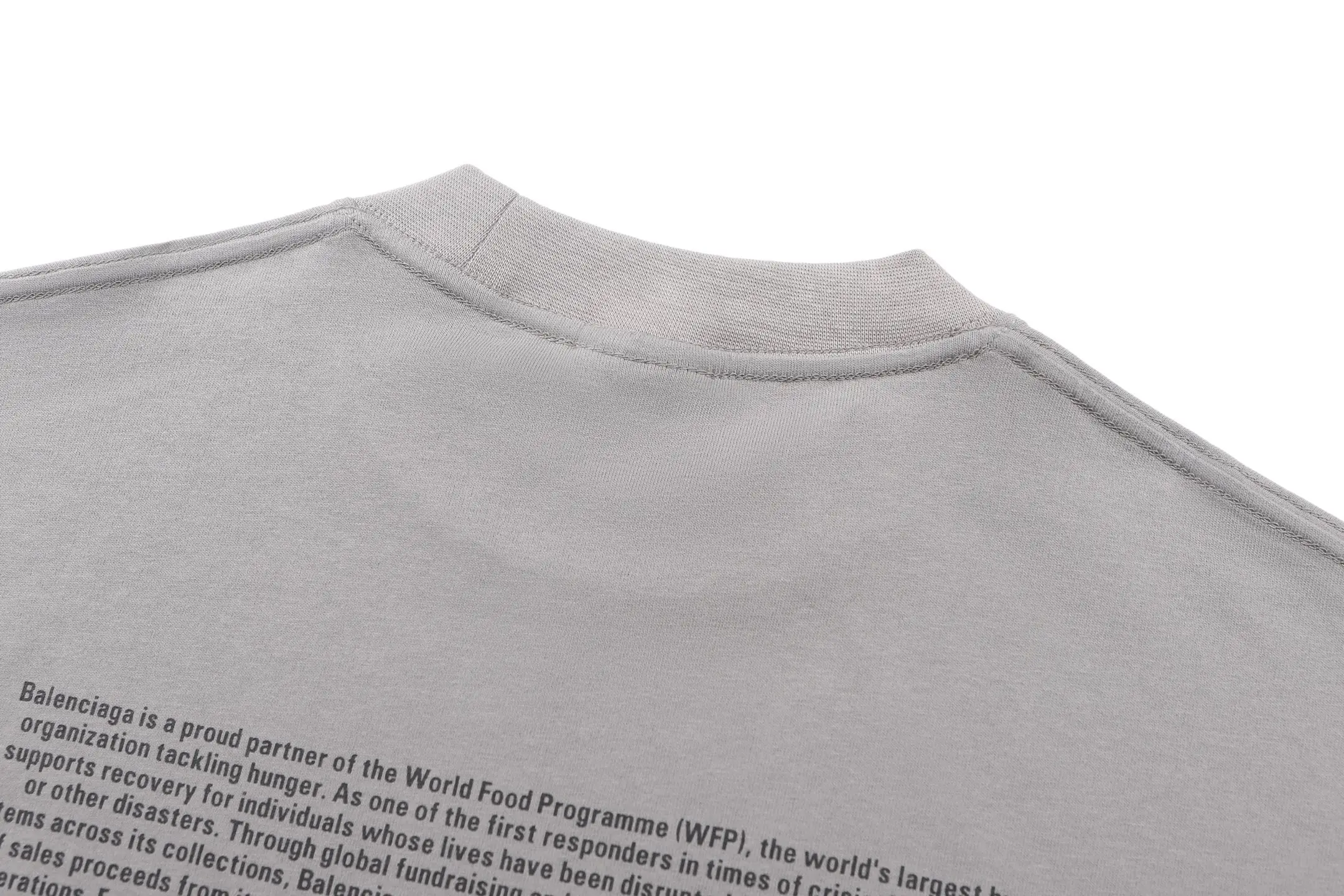 WFP Logo Print Cotton T-Shirt D16022854 — view 5