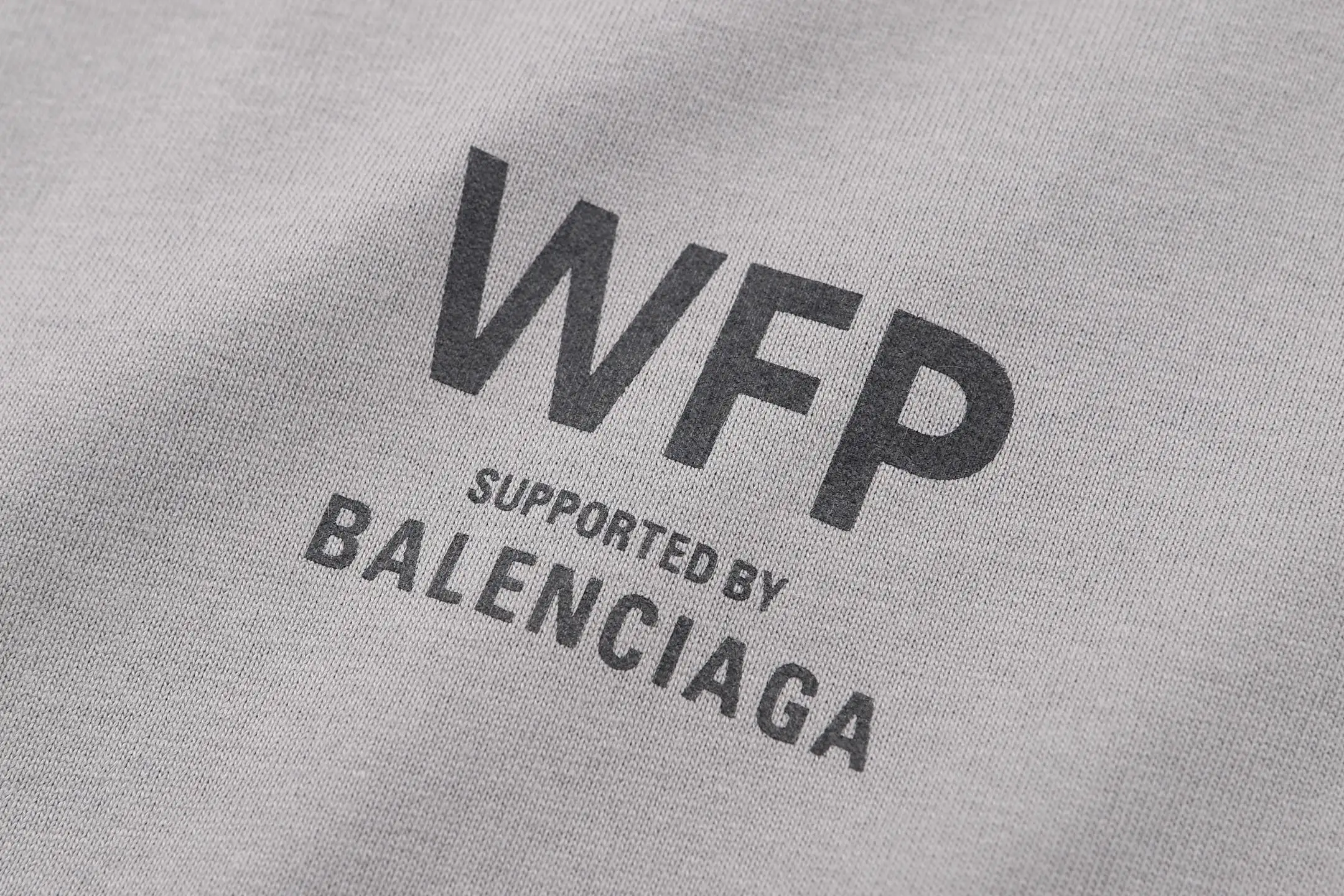 WFP Logo Print Cotton T-Shirt D16022854 — view 6