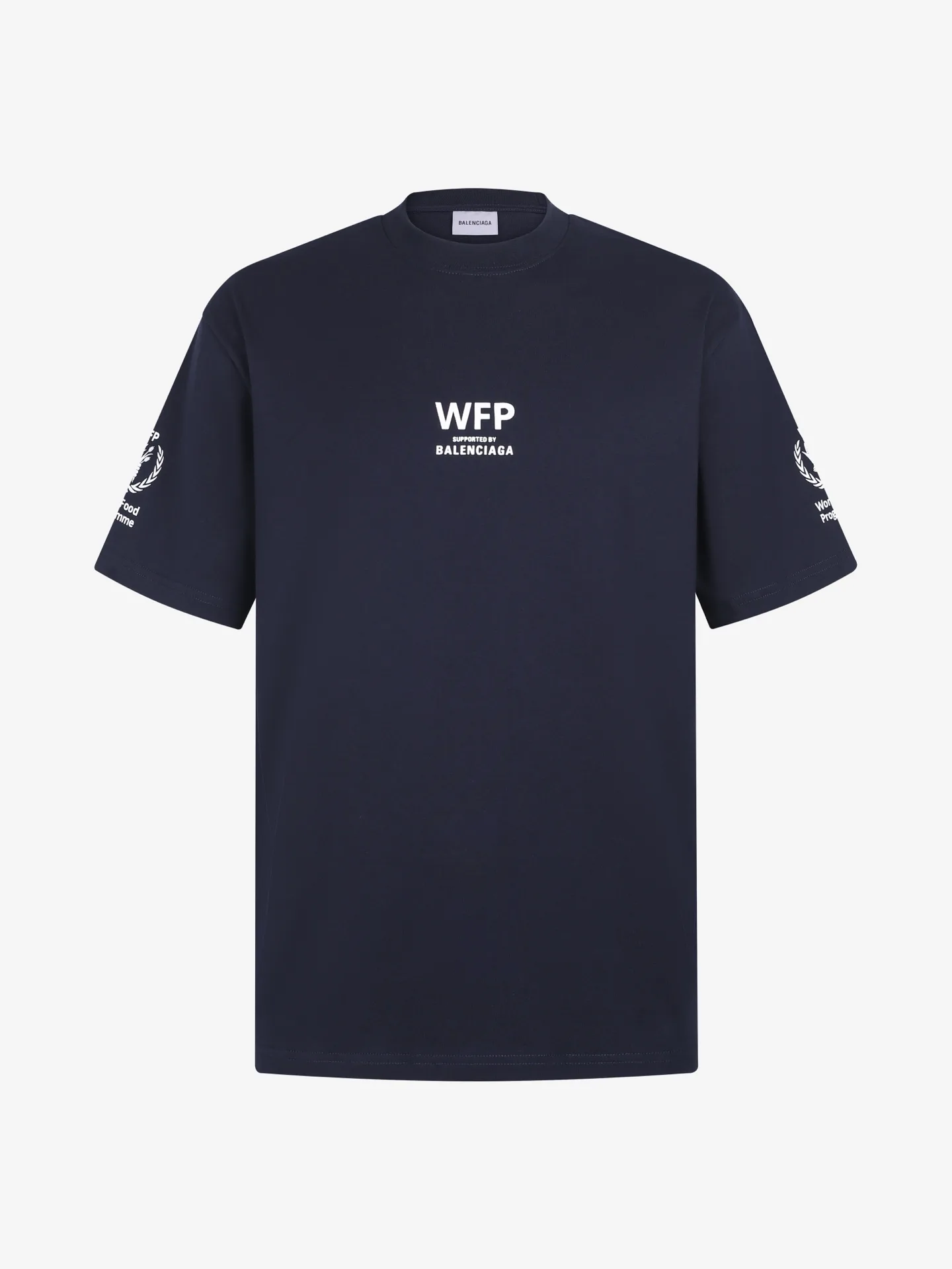 WFP Logo Print Cotton T-Shirt D16022853