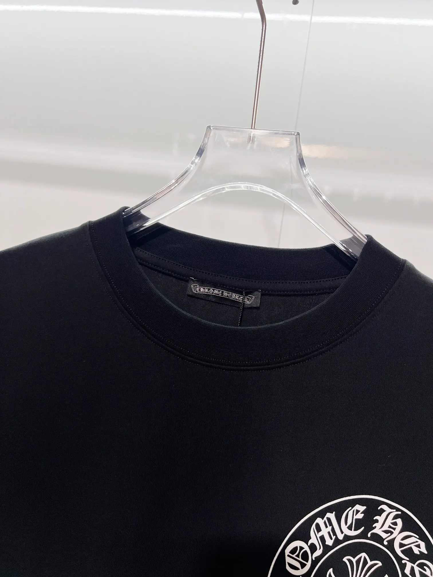 Horseshoe Logo Long-Sleeve Cotton T-Shirt D16024178 — view 8