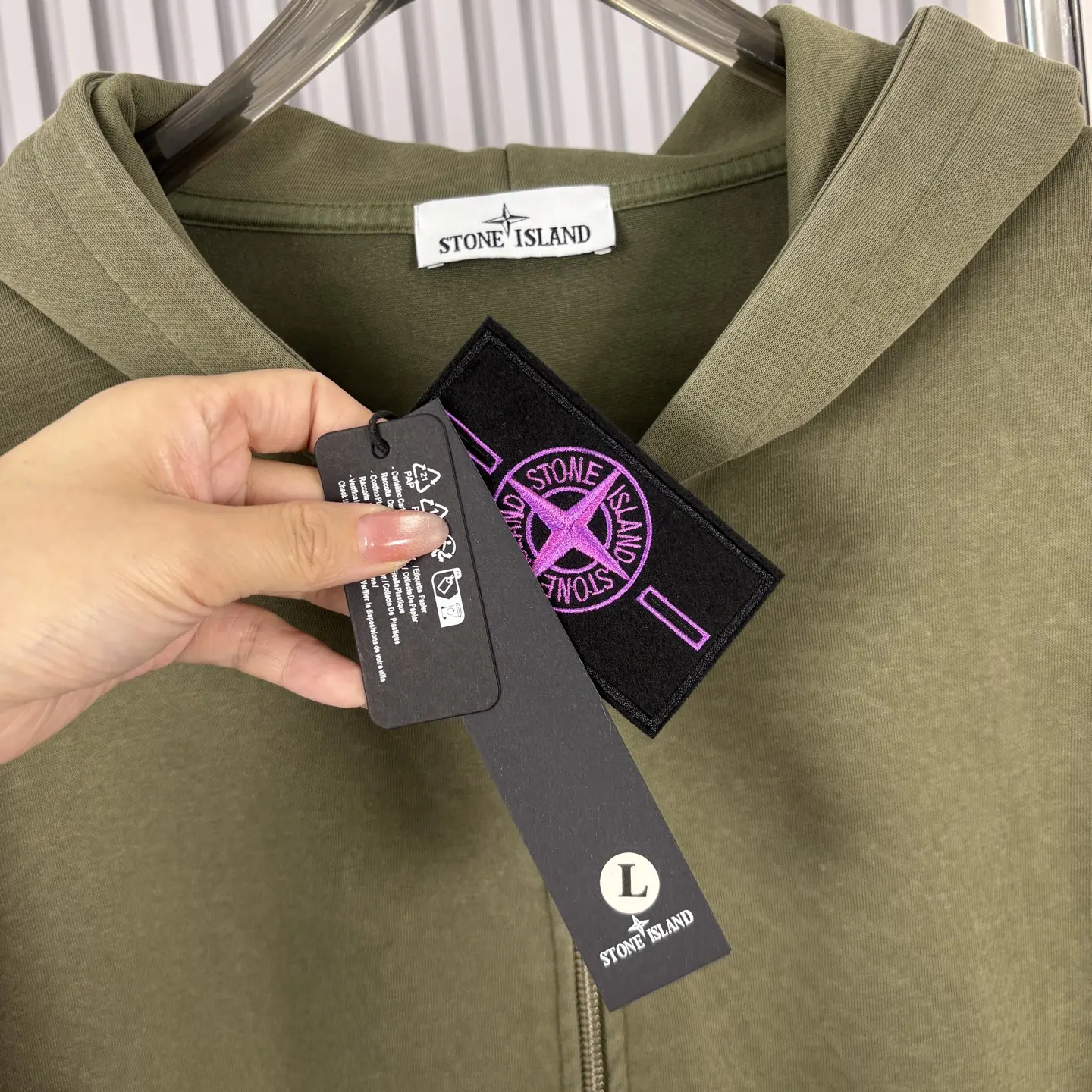 Garment-Dyed Zip-Up Hoodie D16022760 — view 5