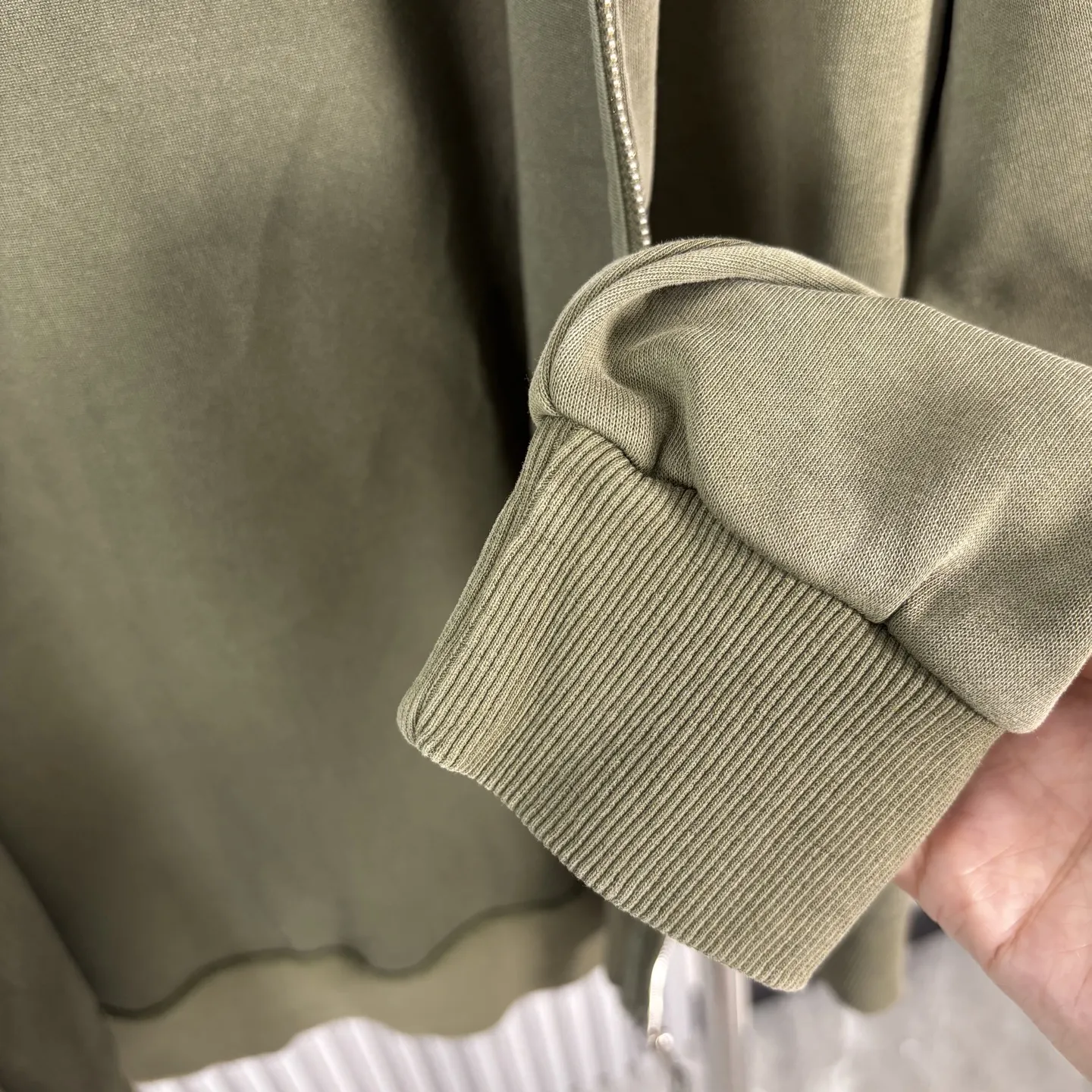 Garment-Dyed Zip-Up Hoodie D16022760 — view 8